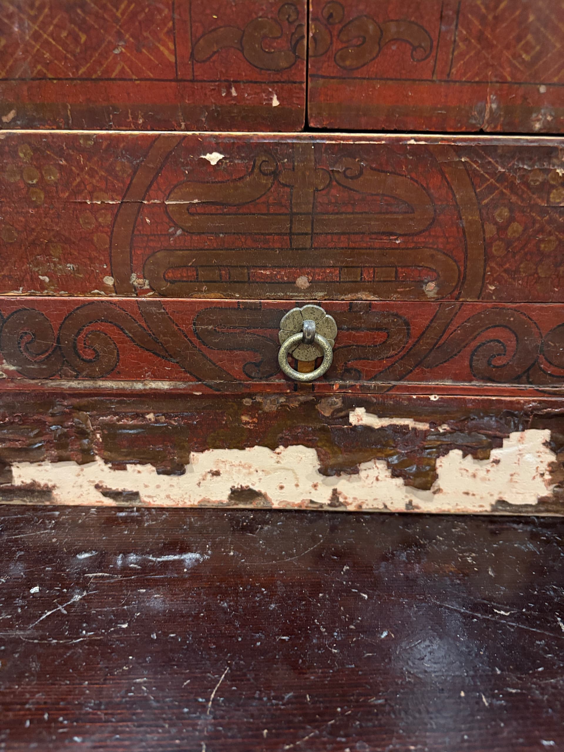 Antique Chinese Red Lacquer Cabinet • Late Qing Dynasty 1880-1920 • 1205 - Regular - Thumbnail 3