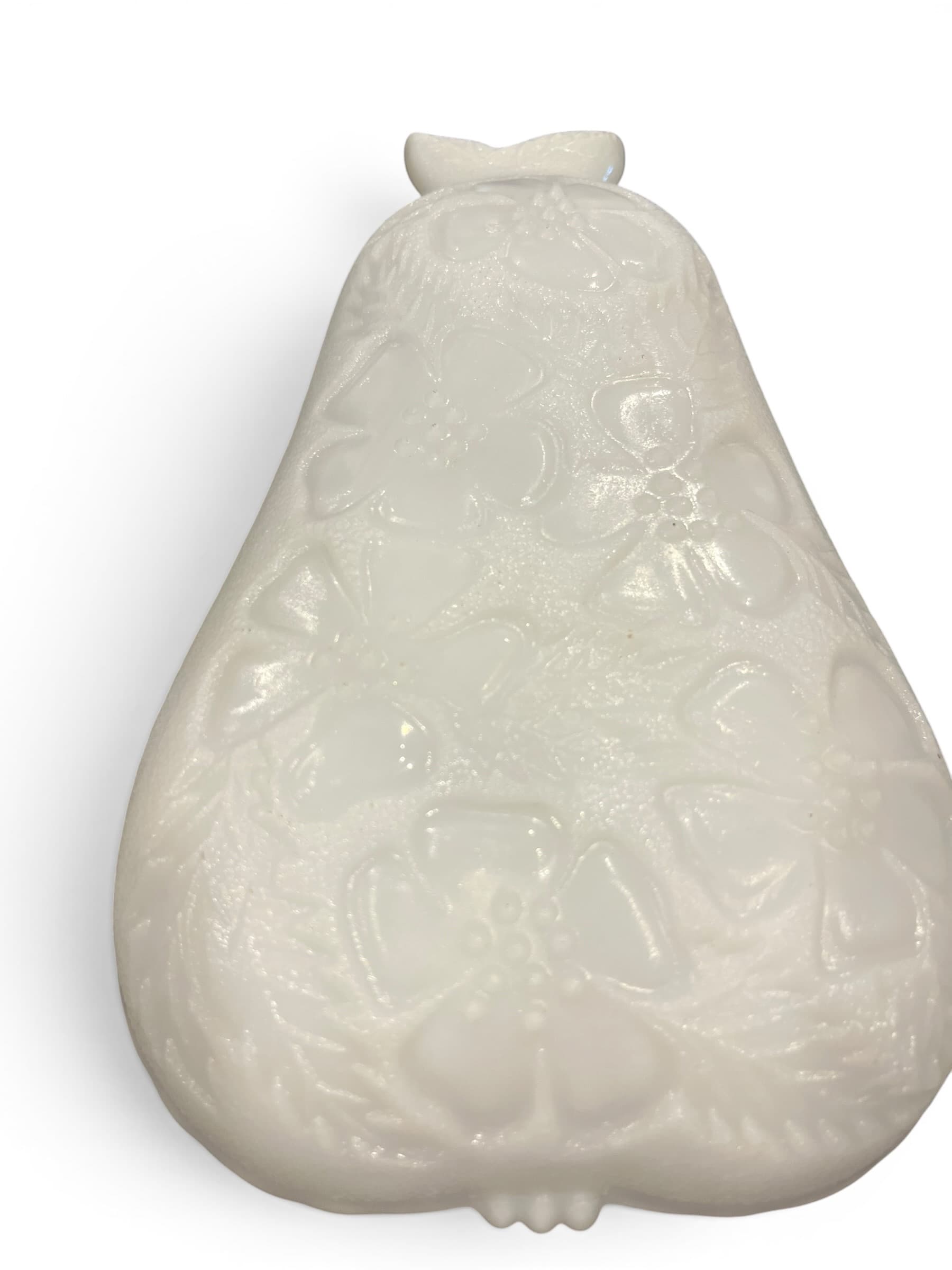 Vintage Milk Glass Pear Shaped Dish 91270) - Regular - Thumbnail 2