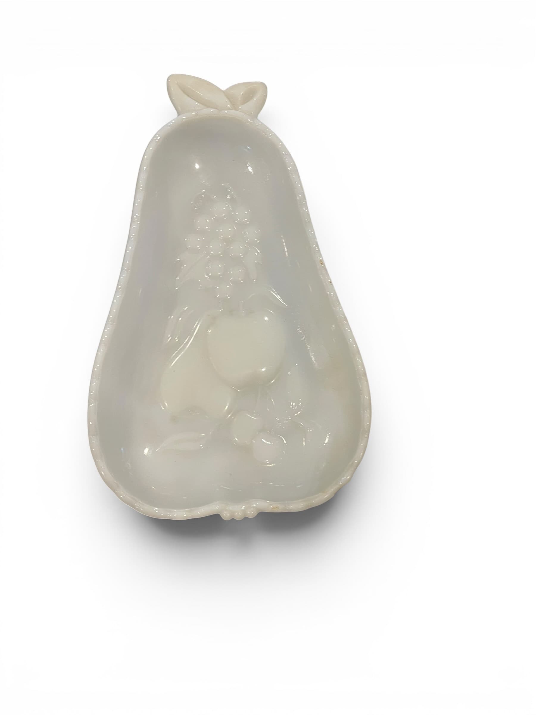 Vintage Milk Glass Pear Shaped Dish 91270) - Regular - Thumbnail 5