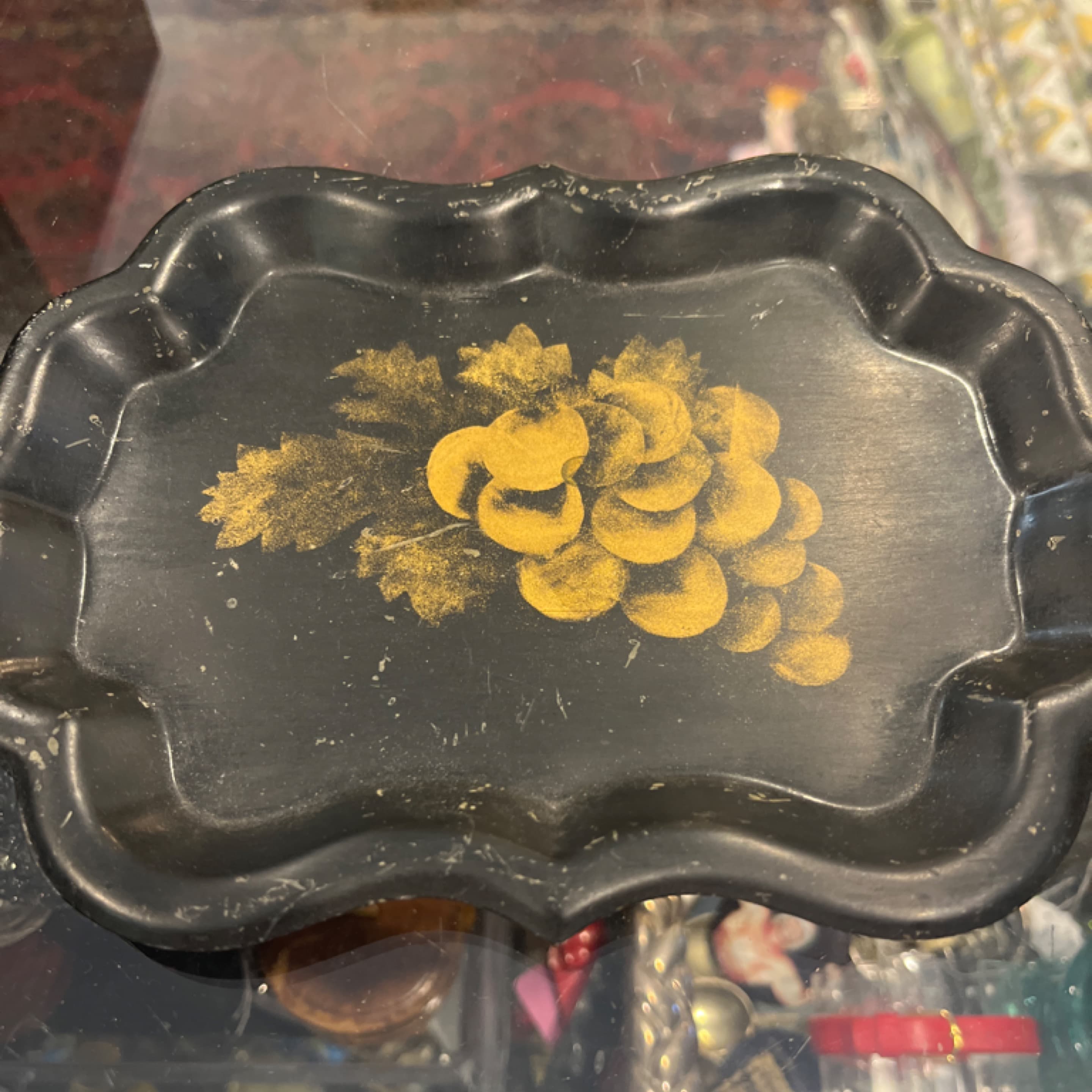 vintage tole tray - Regular