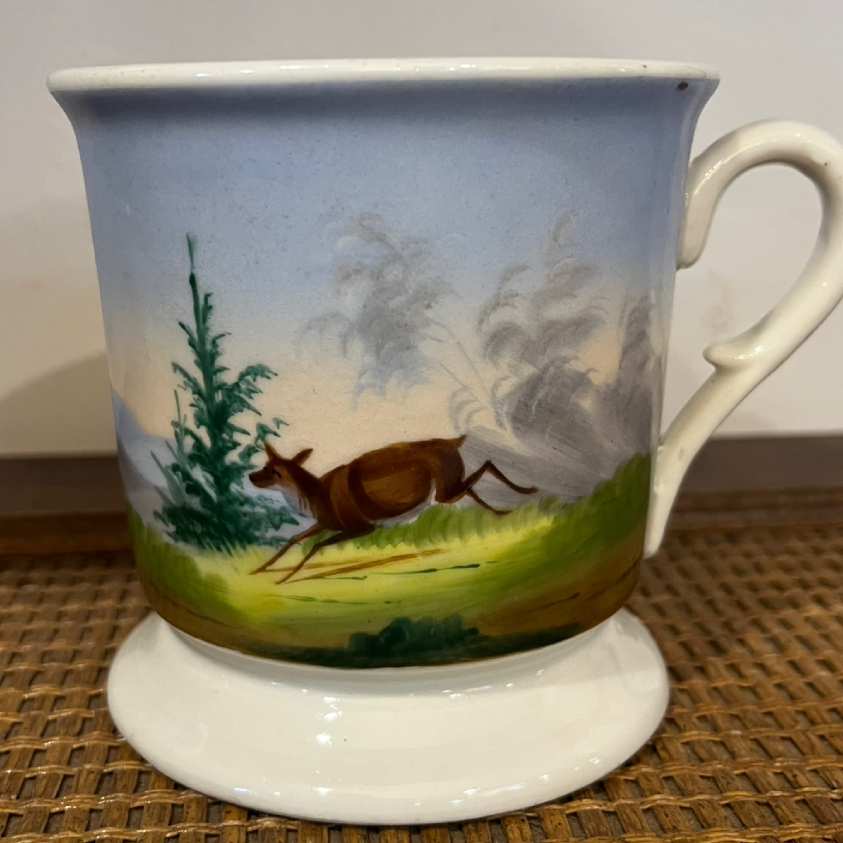Running Stag Vintage Shaving Mug [1249] - Regular