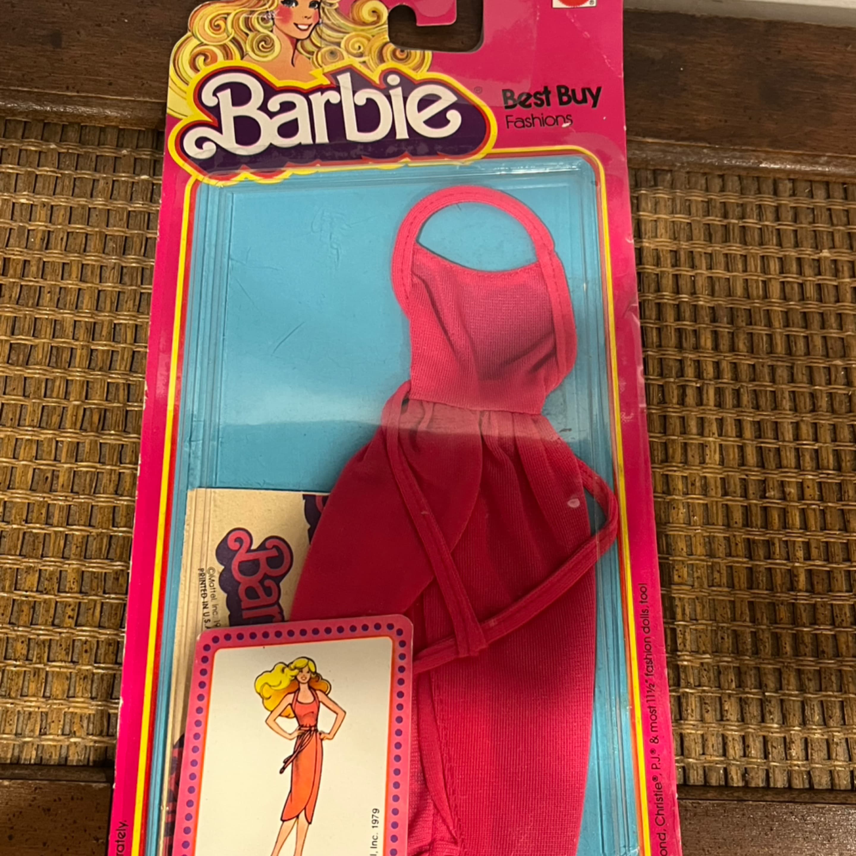 Barbie 1979 Wrap Dress Mint Condition - Regular