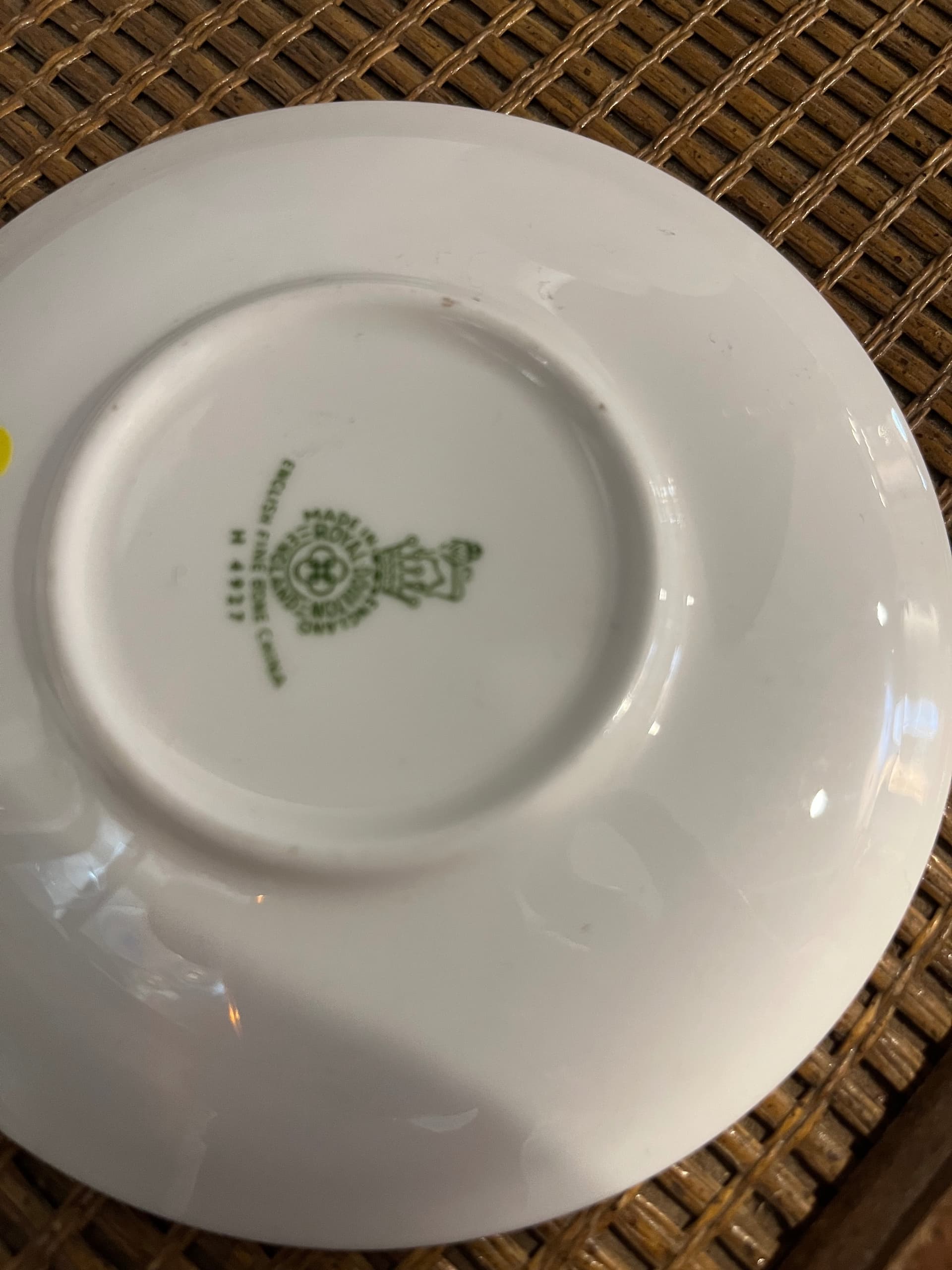 Royal Doulton Reynard the Fox Hand Painted Demitasse Cup and Saucer - Regular - Thumbnail 4