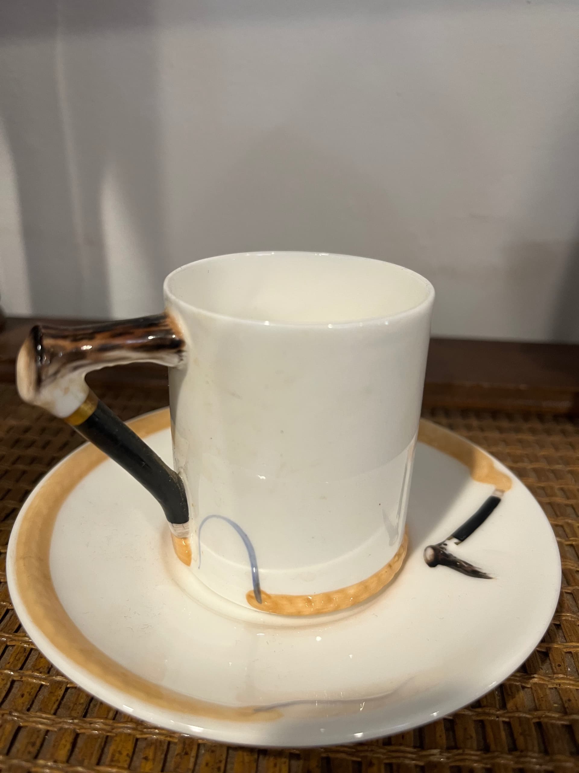 Royal Doulton Reynard the Fox Hand Painted Demitasse Cup and Saucer - Regular - Thumbnail 7