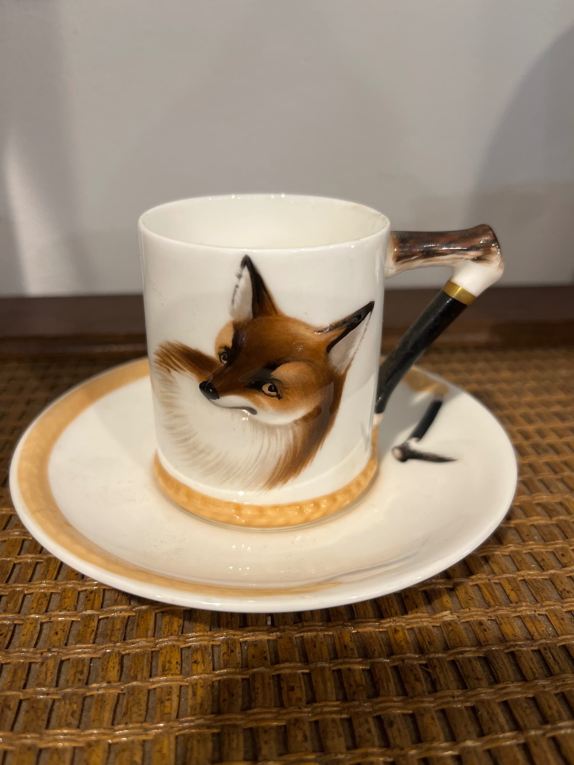 Royal Doulton Reynard the Fox Hand Painted Demitasse Cup and Saucer - Regular - Thumbnail 8