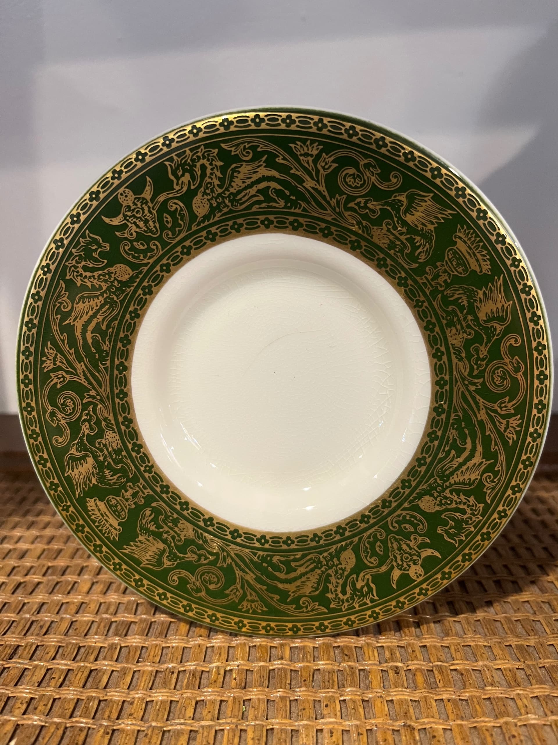 Wedgwood Florentine Green Demitasse Cup & Saucer - Regular - Thumbnail 4
