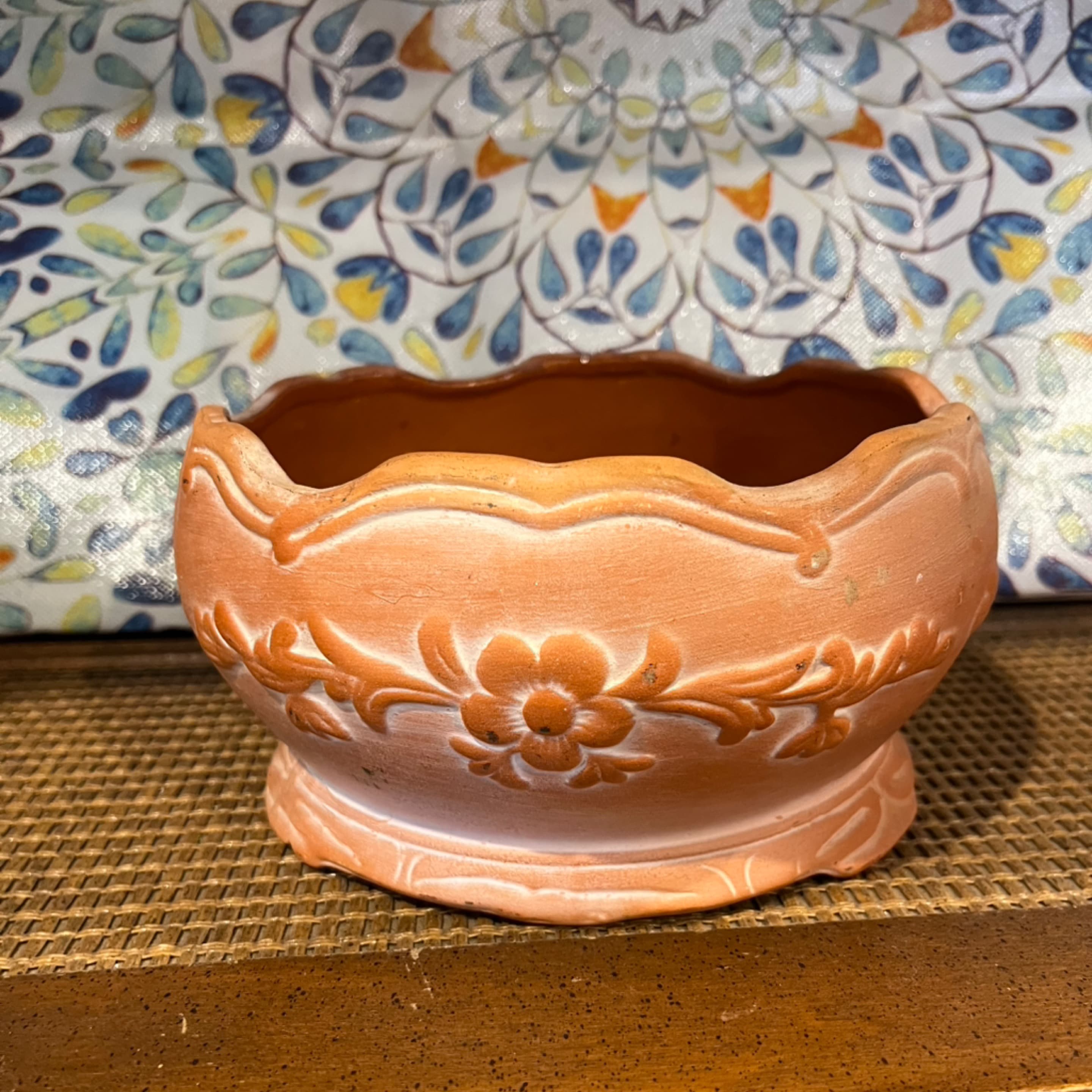Terracotta Floral Planter 941 - Regular