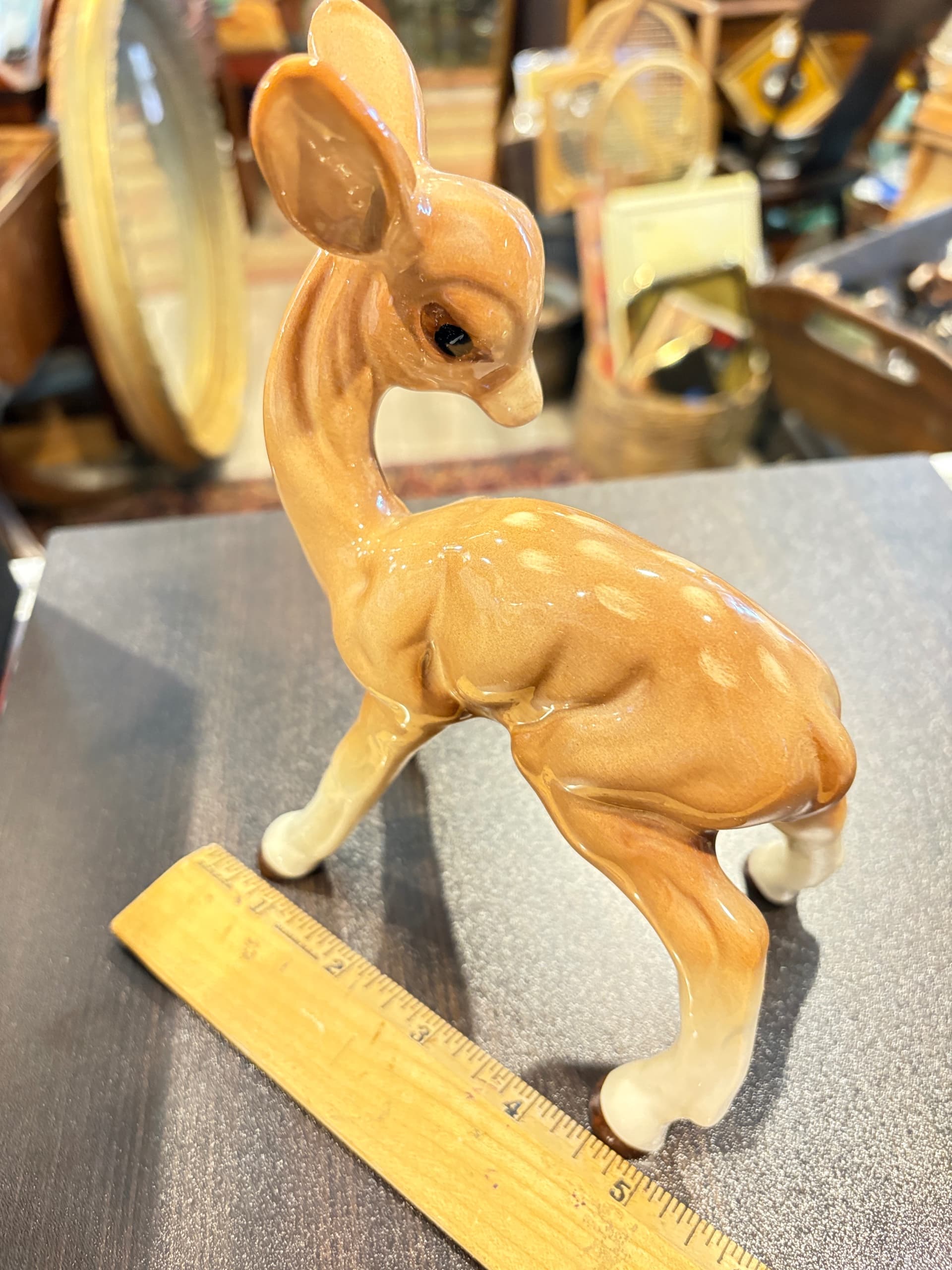 Coopercraft England Ceramic Fawn Figurine | Mid-Century Deer Statue | British Pottery ( - Regular - Thumbnail 7