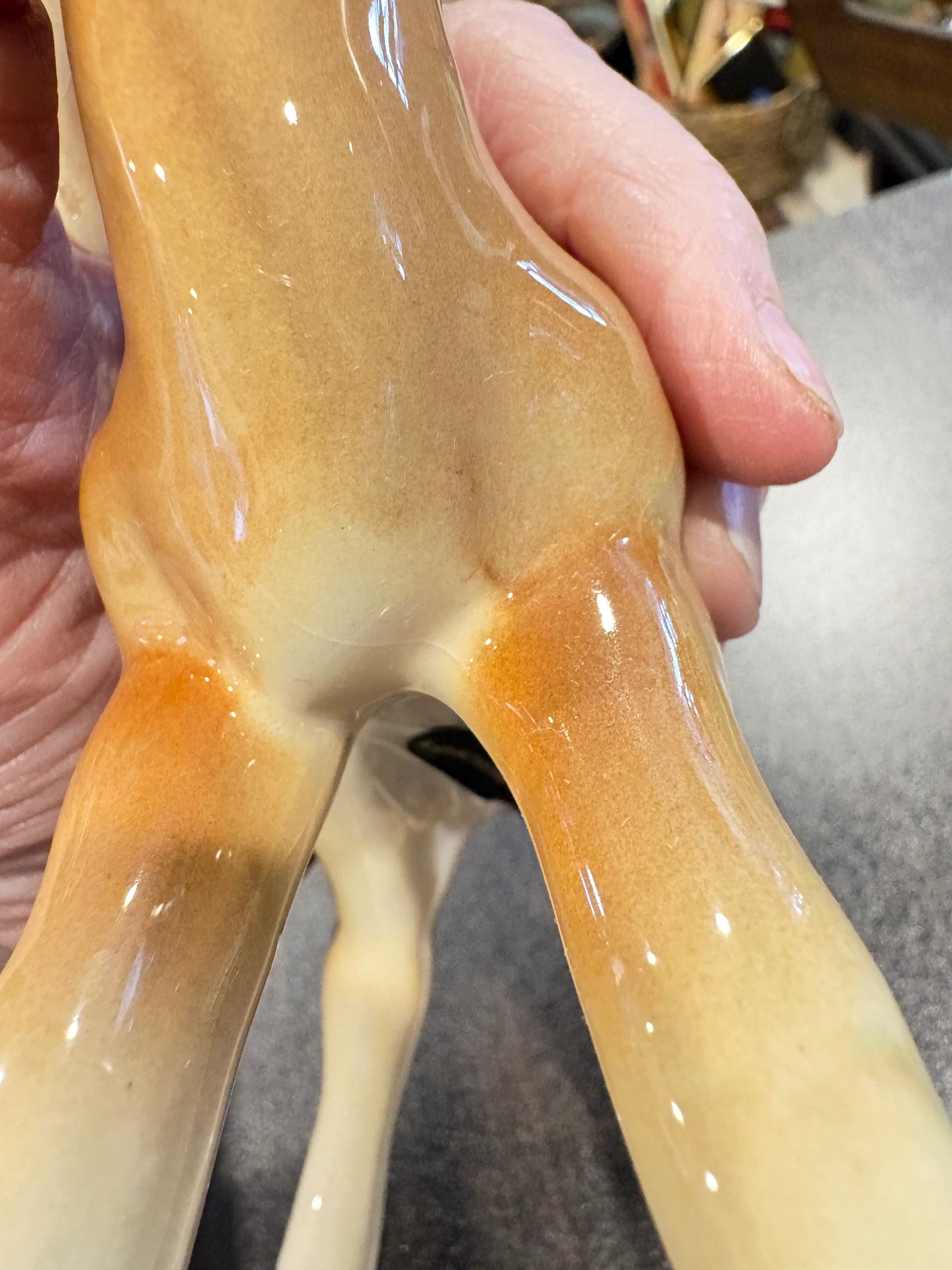 Coopercraft England Ceramic Fawn Figurine | Mid-Century Deer Statue | British Pottery ( - Regular - Thumbnail 5