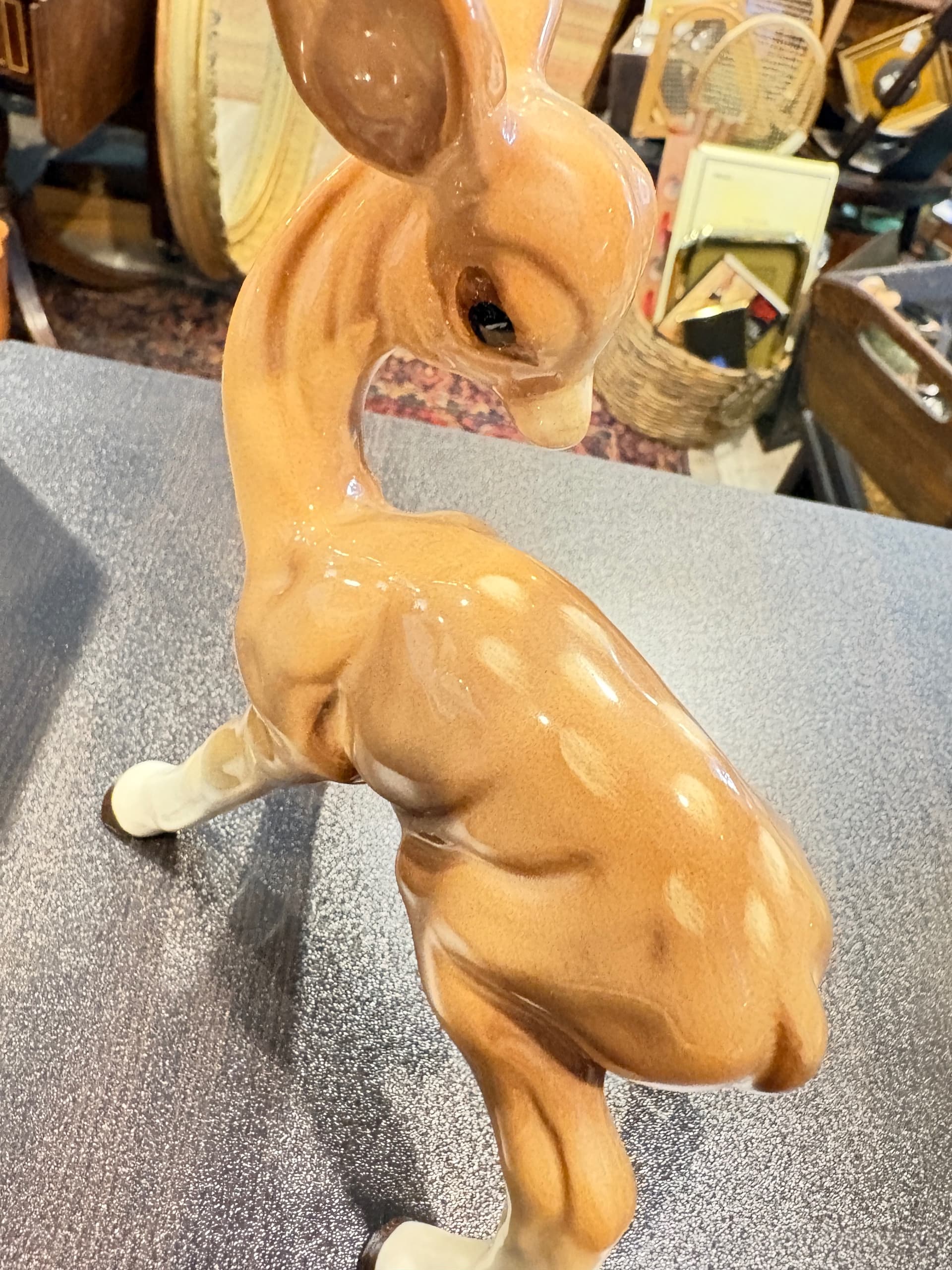 Coopercraft England Ceramic Fawn Figurine | Mid-Century Deer Statue | British Pottery ( - Regular - Thumbnail 6