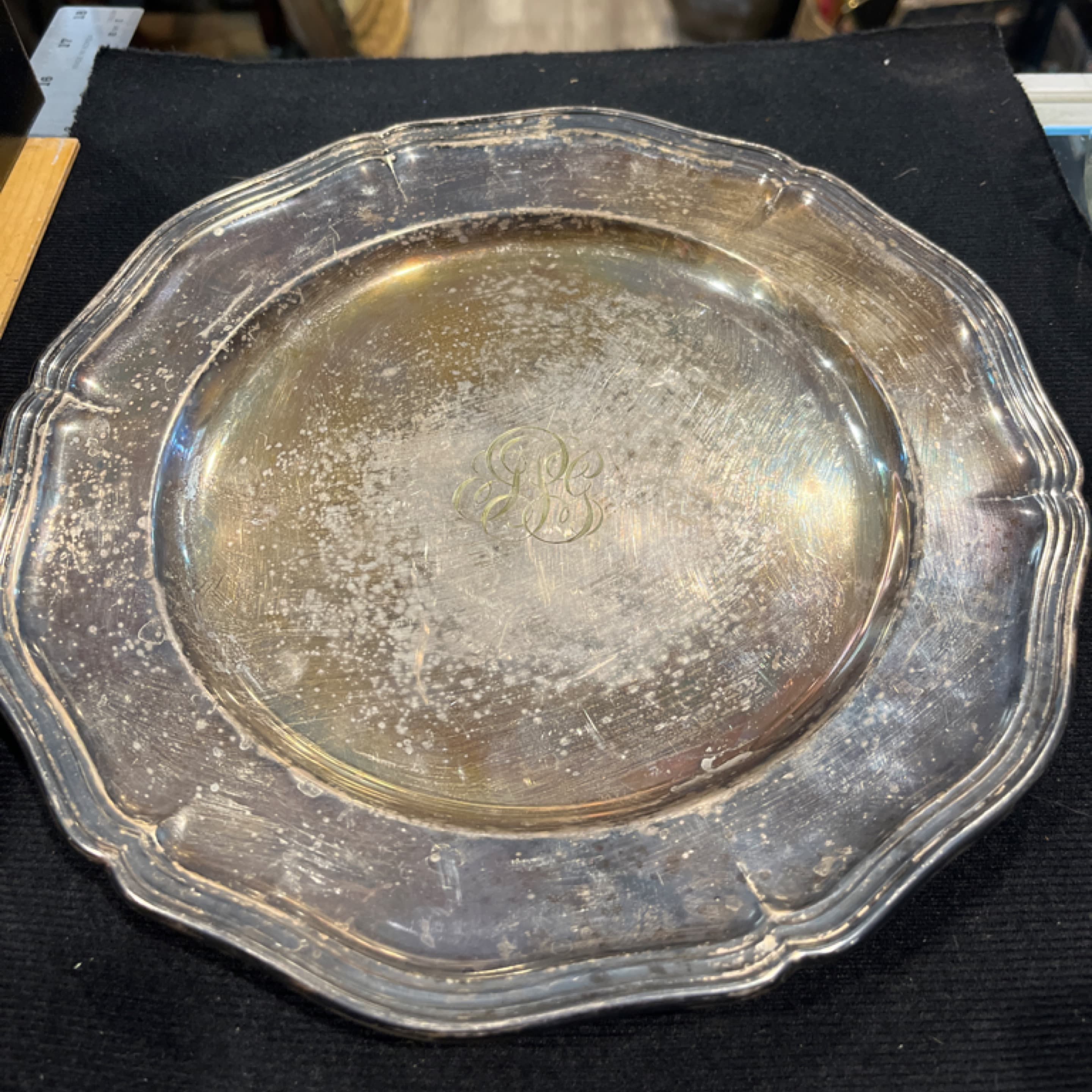Silver Plate Decorative Serving Tray 941 - Regular