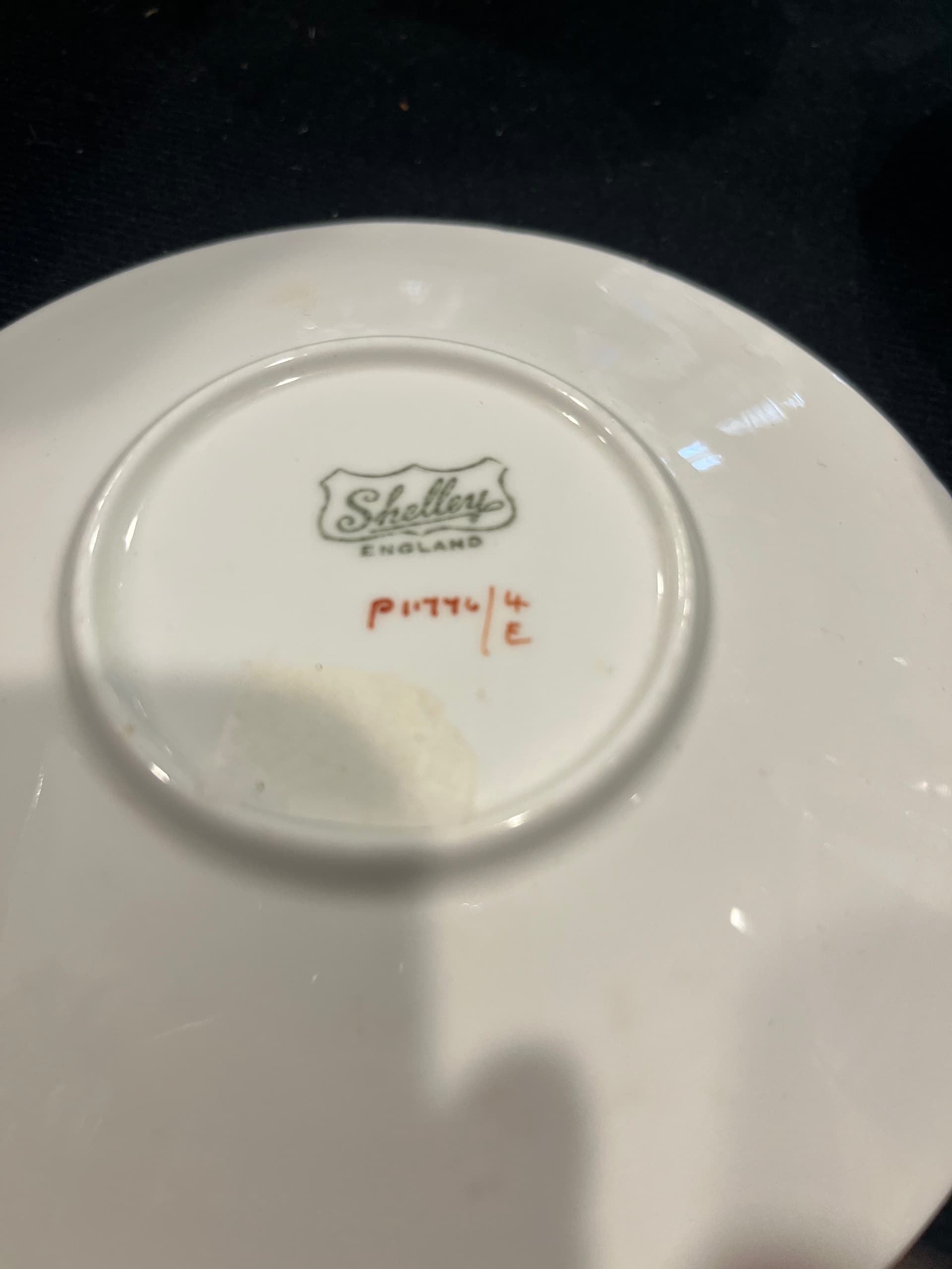 Shelley Art Deco 'Vogue' teacup and saucer sets. 2 Cups & 2 Saucers 941 - Regular - Thumbnail 8