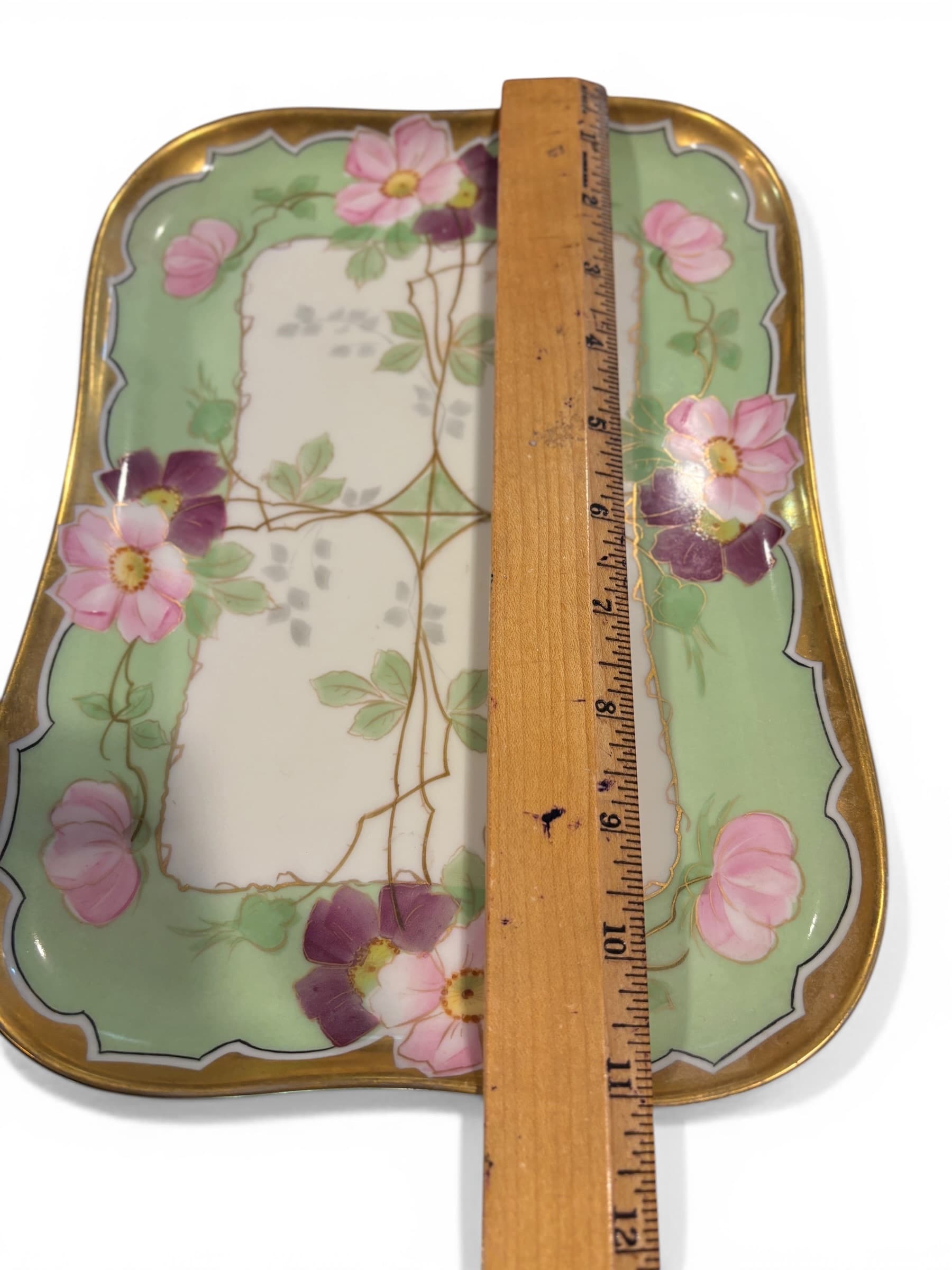 Stouffer Studio hand-painted porcelain dresser tray - Regular - Thumbnail 3