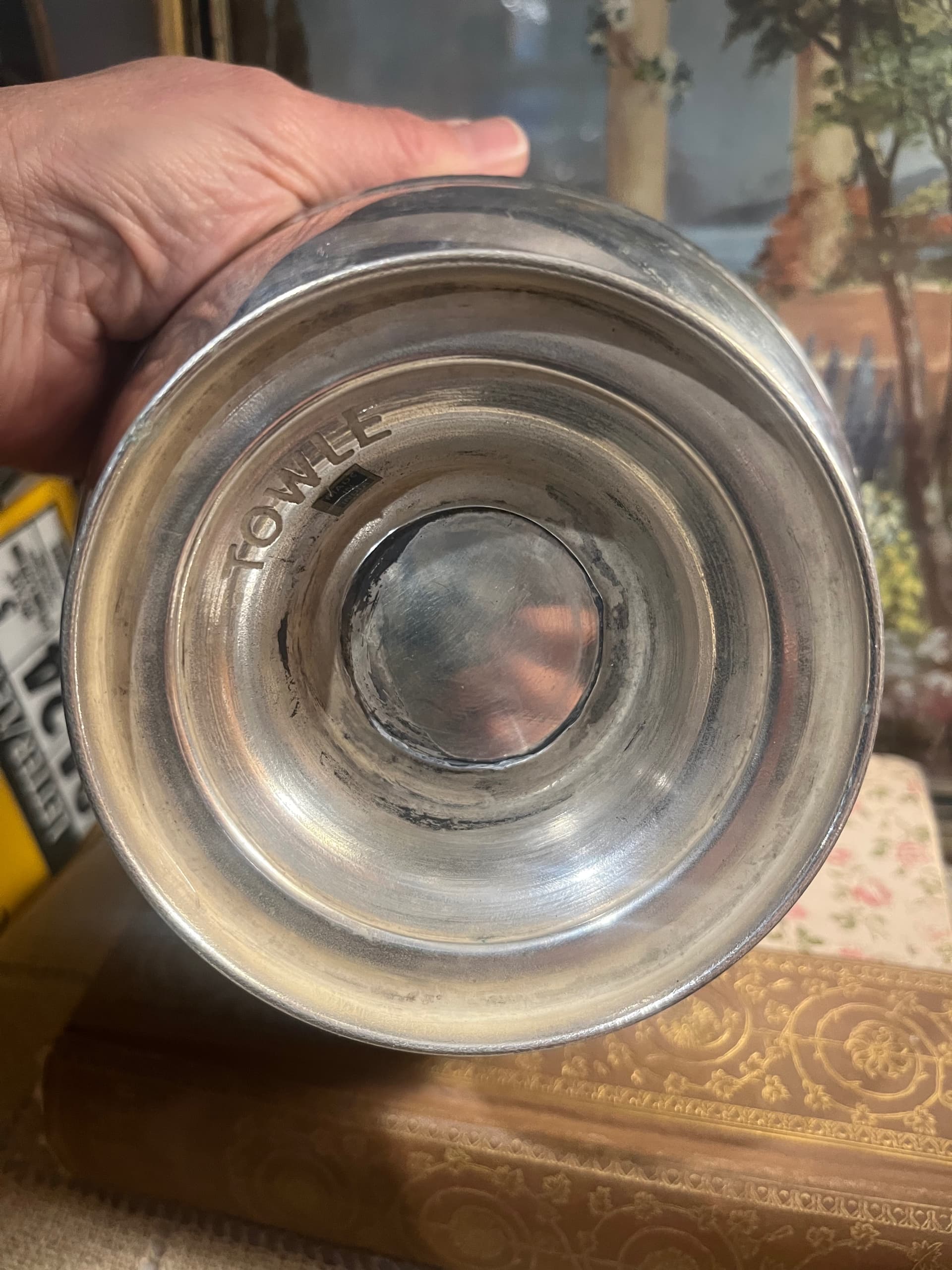 Antique Silver-Plated Caviar Server with Cut Glass Liner | Edwardian Entertaining | Footed Bowl with Removable Insert - Regular - Thumbnail 4