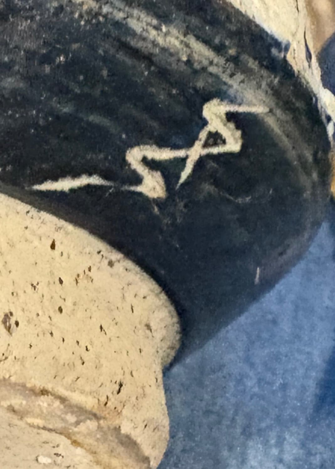 Mid-Century Danish Studio Art Pottery Vase — Signed — Sgraffito Knight, Tree & Sun Motifs — c. 1960s–70s - Regular - Thumbnail 8