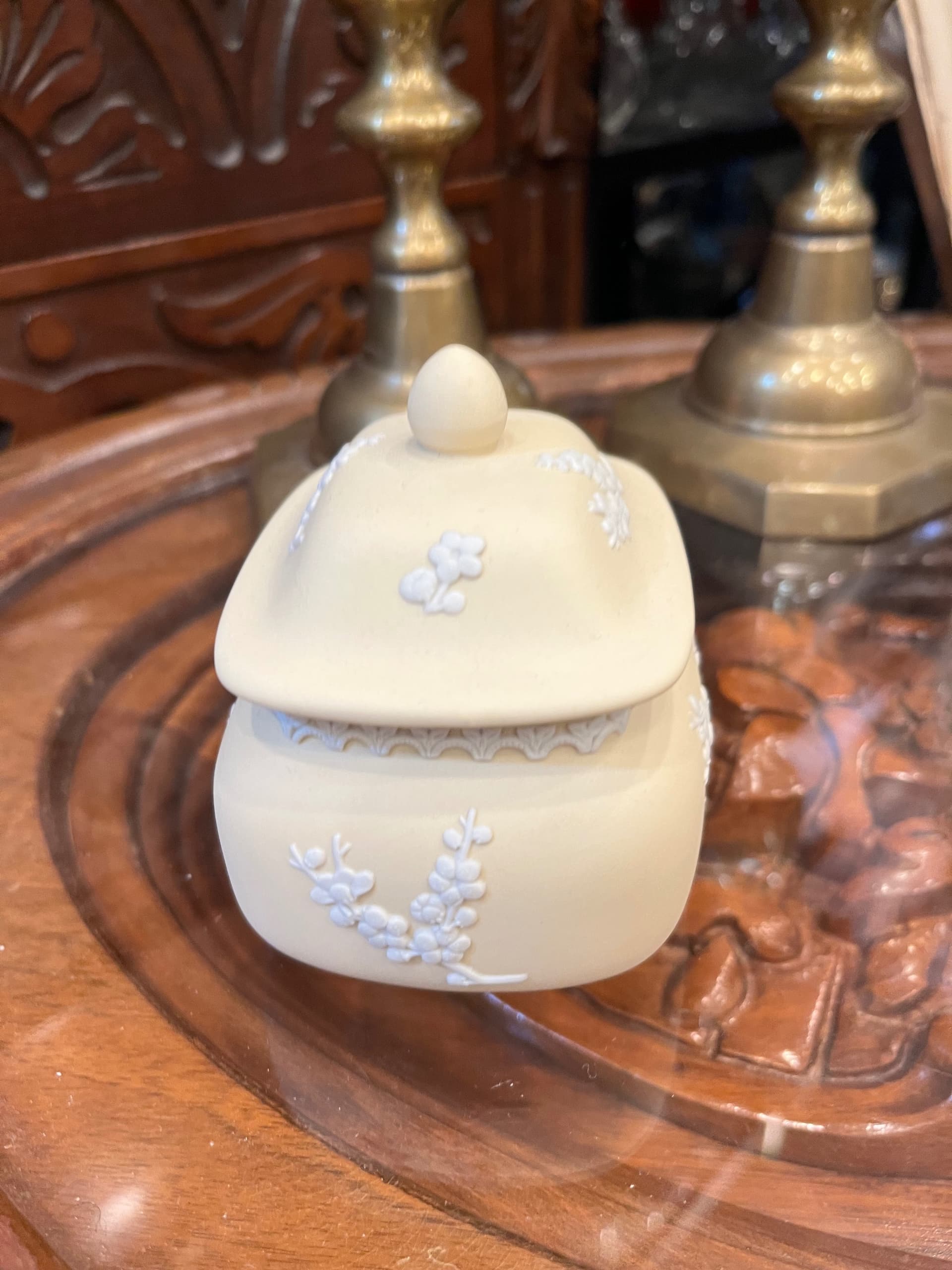Wedgwood Jasperware Primrose Trinket Box AS IS - Regular - Thumbnail 3