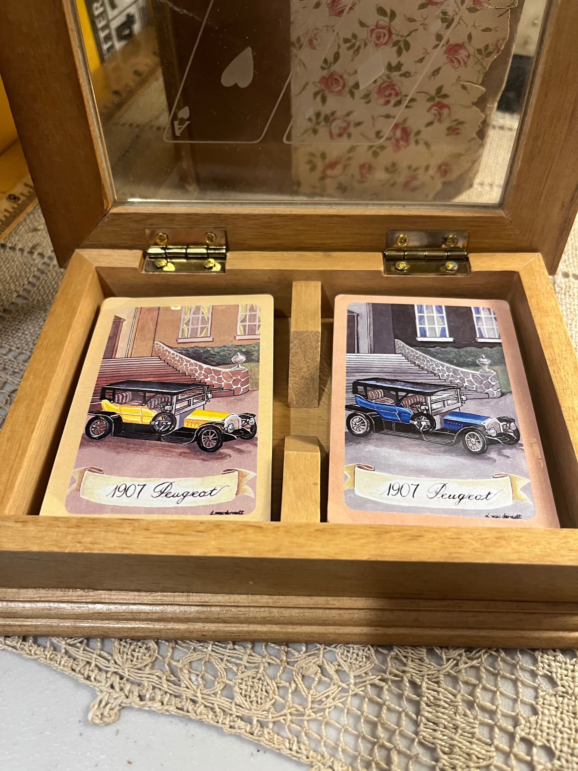 Vintage Playing Cards 1907 Peugeot Car 941 - Regular - Thumbnail 2