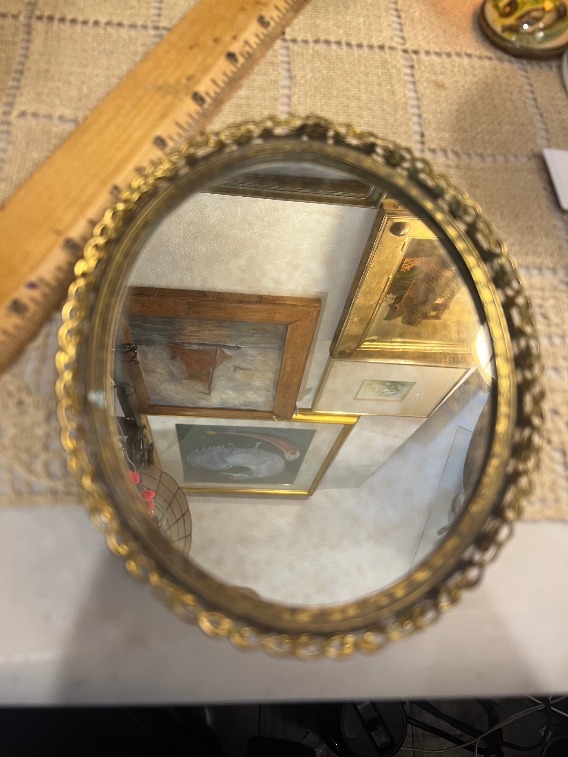 Brass Vanity Mirror - Regular - Thumbnail 2