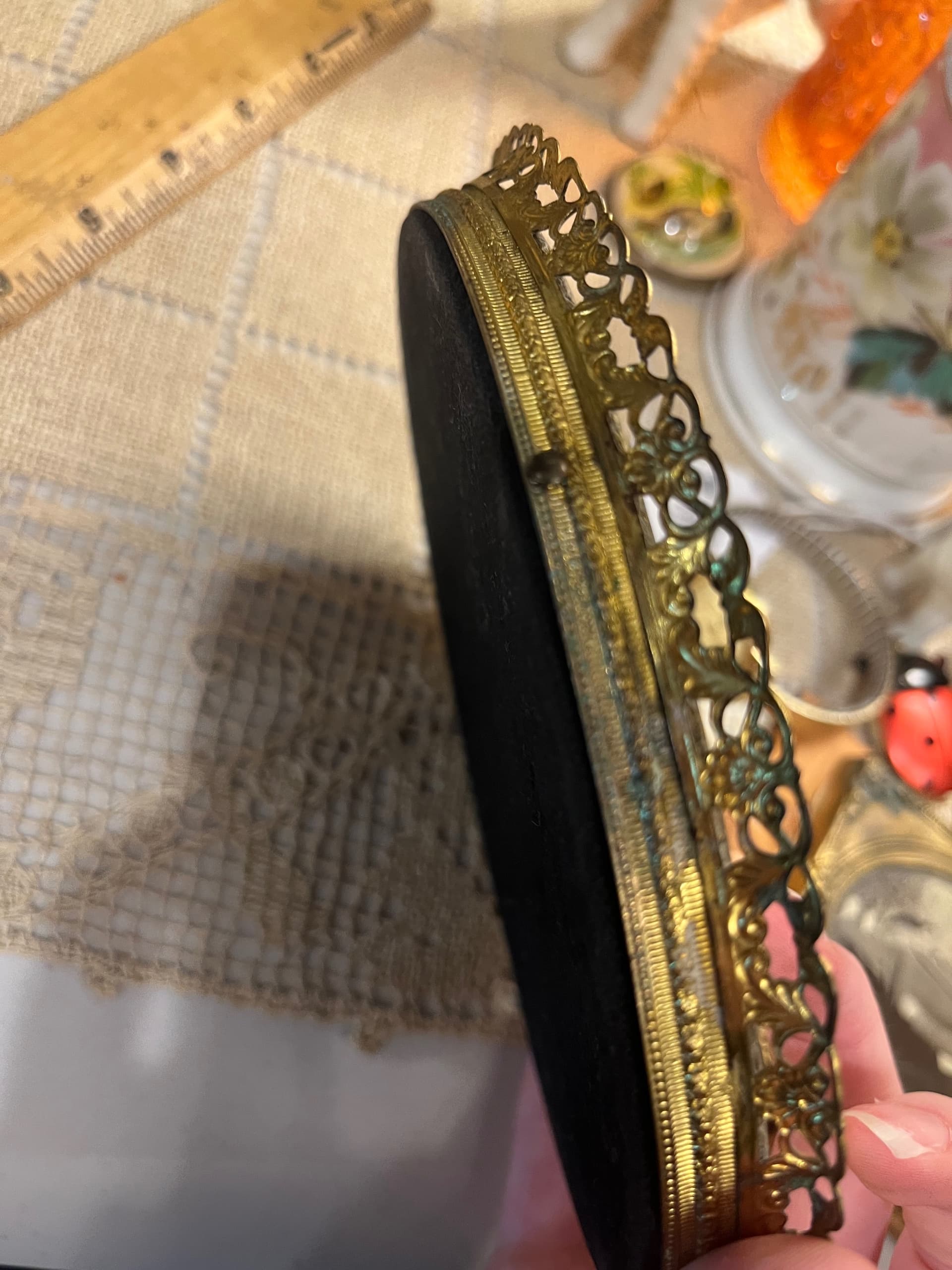 Brass Vanity Mirror - Regular - Thumbnail 3