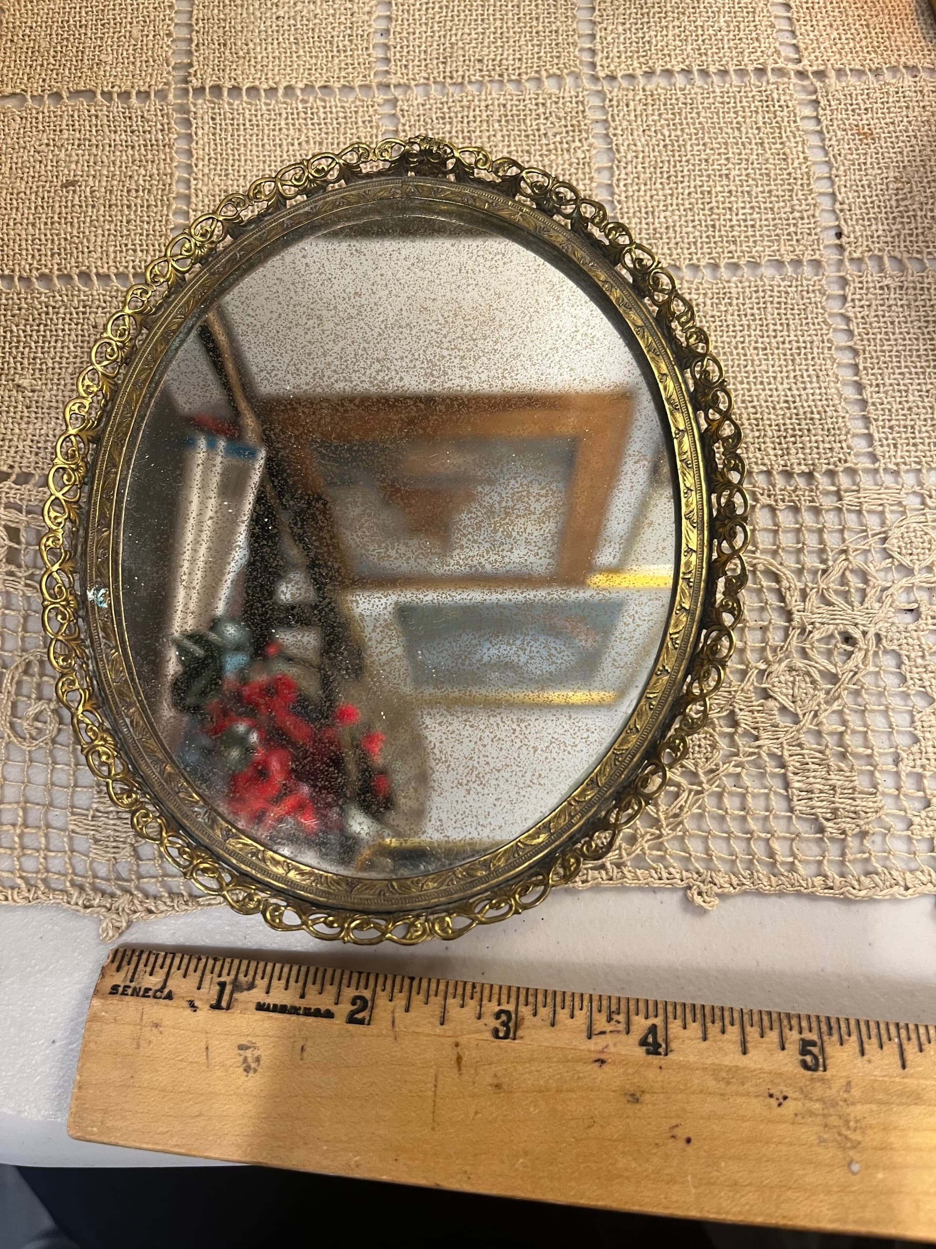 Brass Vanity Mirror - Regular - Thumbnail 8