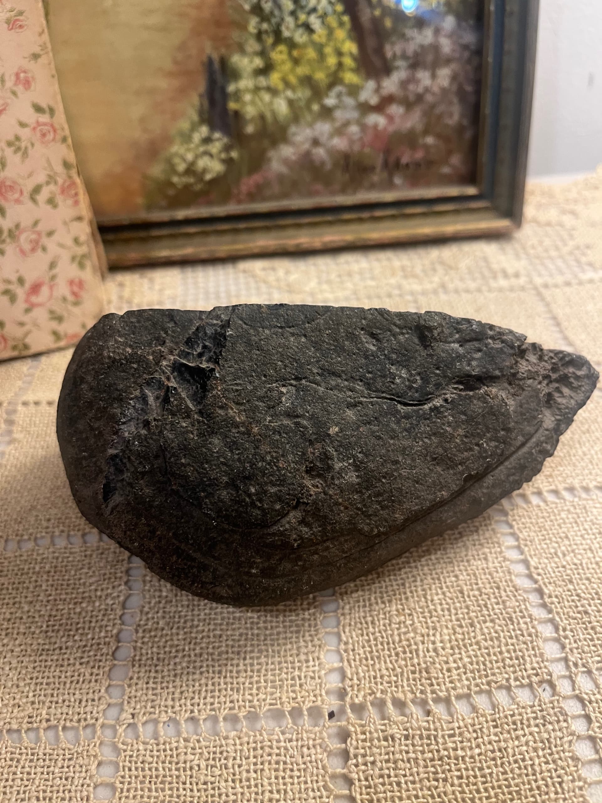 Geode Diorama with a Pewter Diver Figurine [1267] - Regular - Thumbnail 4