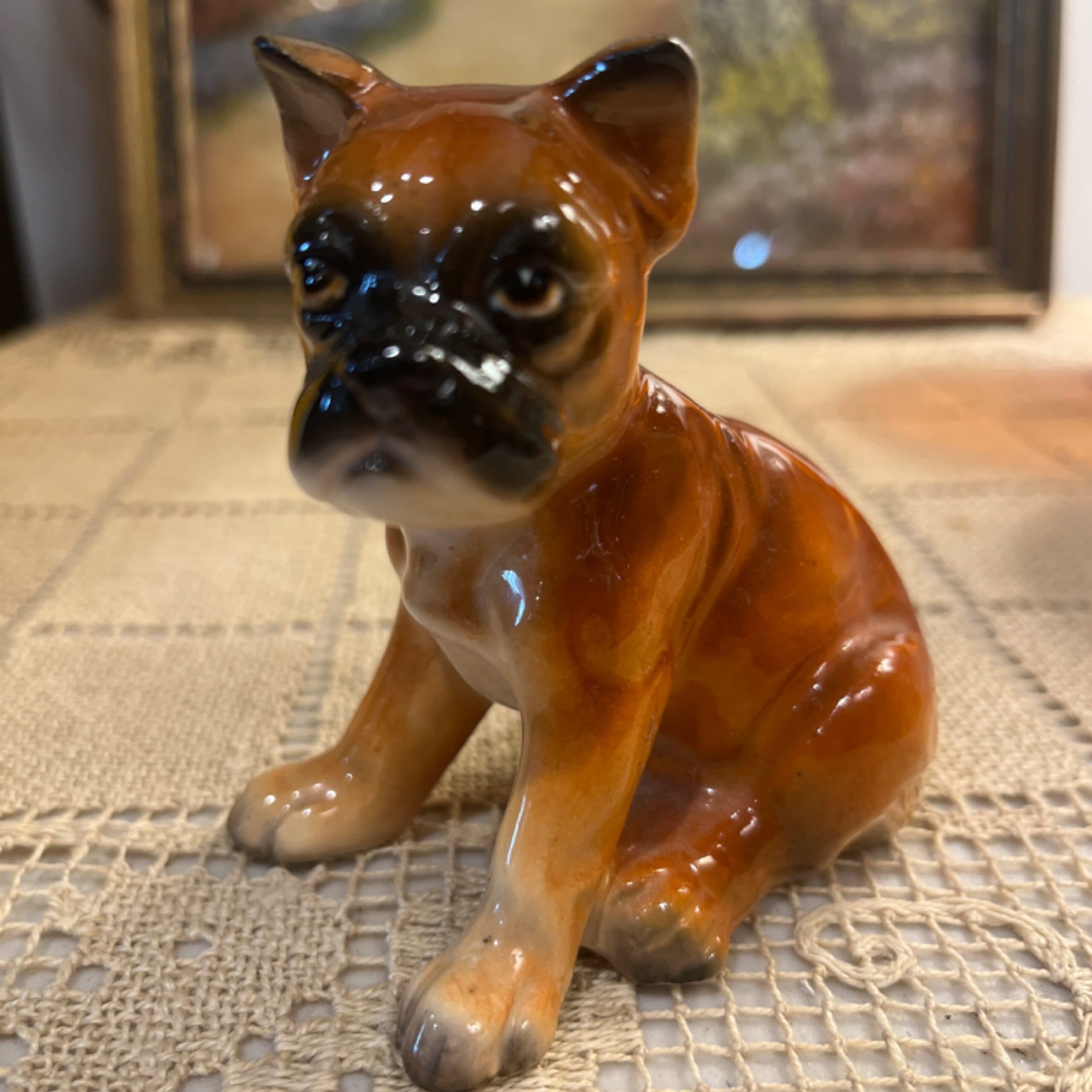 Ceramic Boxer Dog Figurine - Regular - Thumbnail 7