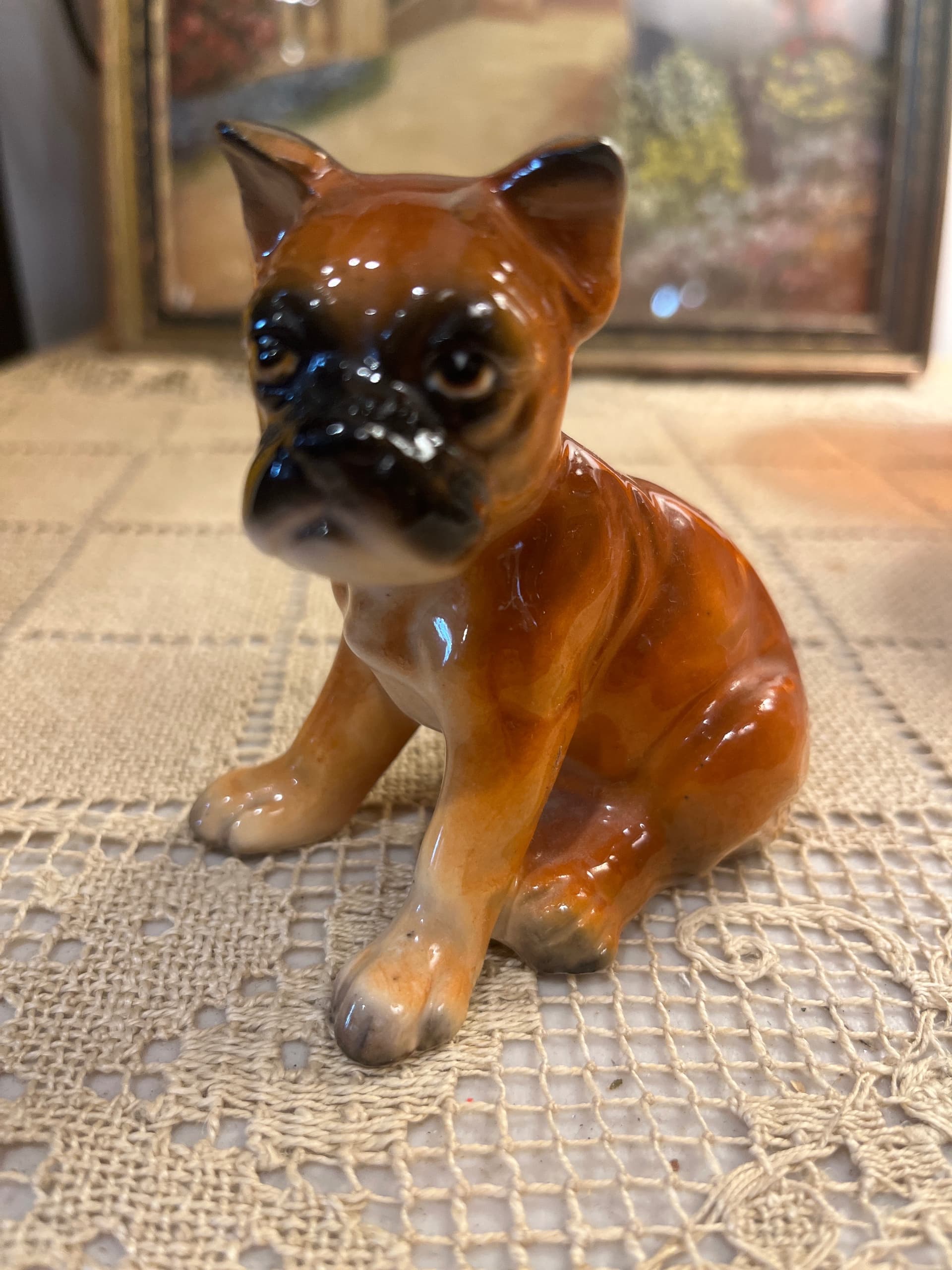 Ceramic Boxer Dog Figurine - Regular - Thumbnail 5