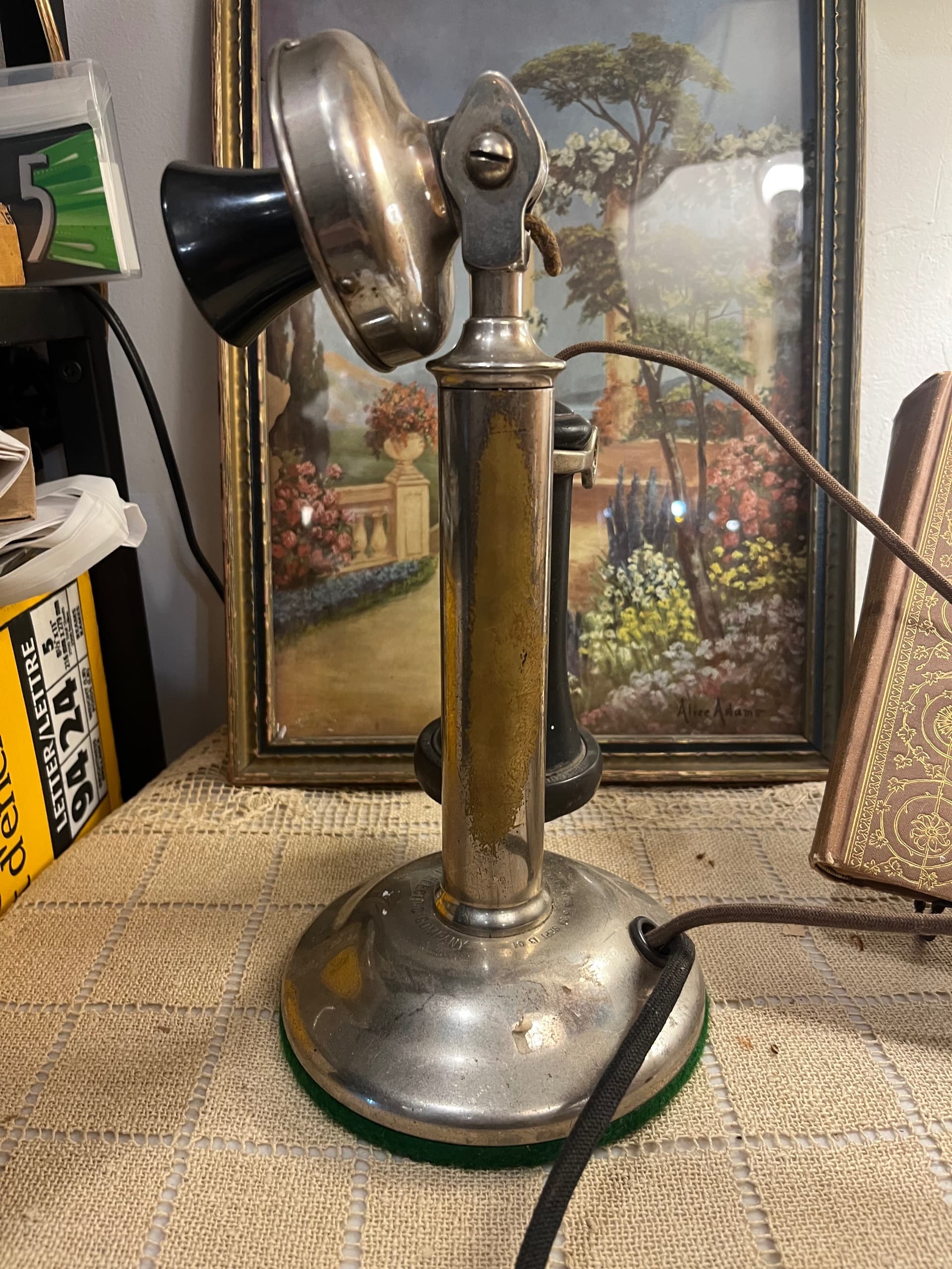 Vintage Western Electric Candlestick Telephone with Pony Reciever - Regular - Thumbnail 8