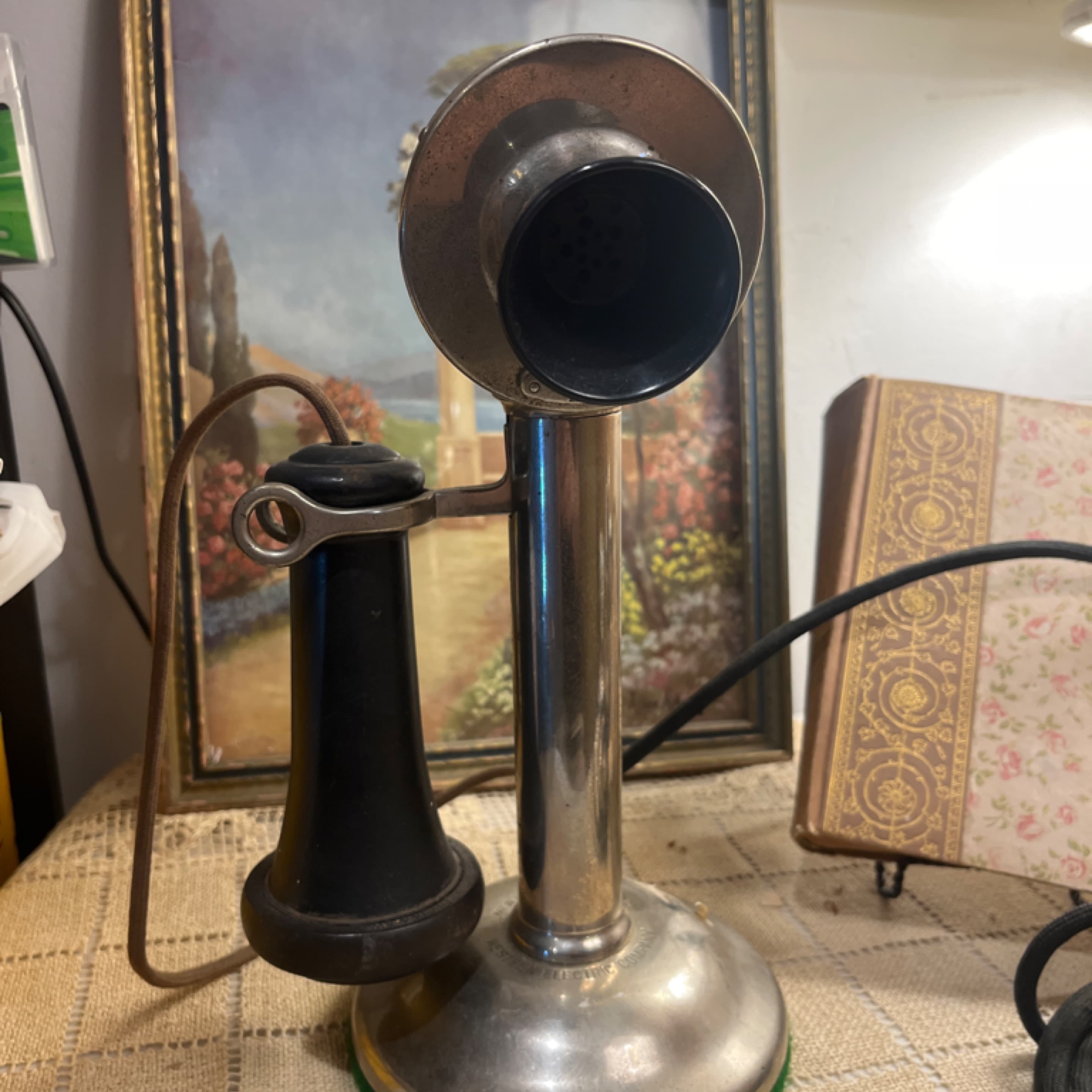 Vintage Western Electric Candlestick Telephone with Pony Reciever - Regular - Thumbnail 13