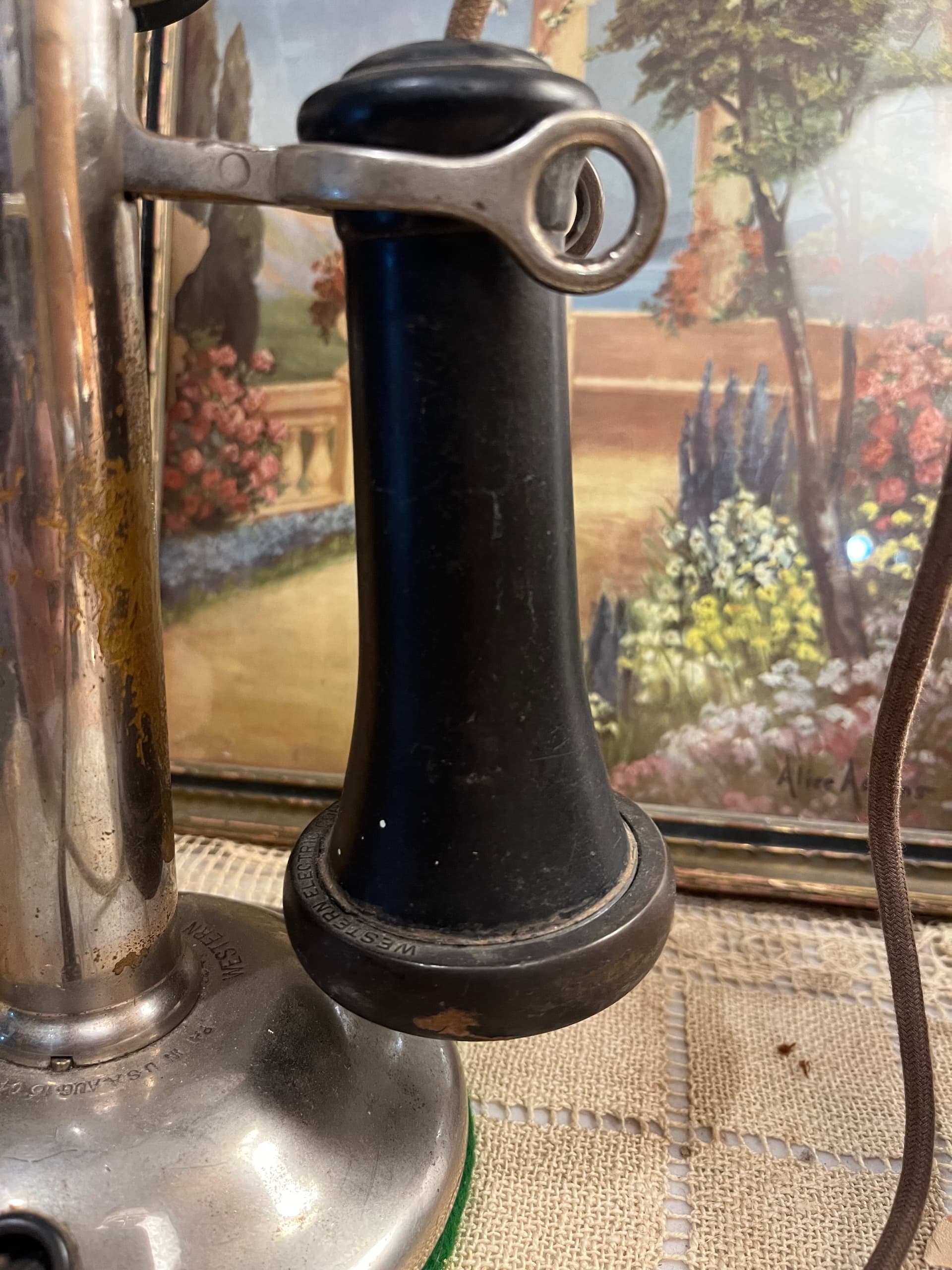 Vintage Western Electric Candlestick Telephone with Pony Reciever - Regular - Thumbnail 11