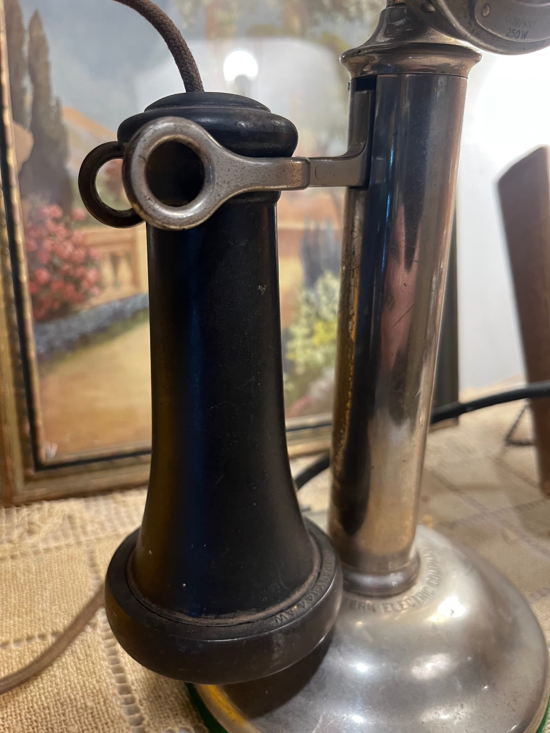 Vintage Western Electric Candlestick Telephone with Pony Reciever - Regular - Thumbnail 15