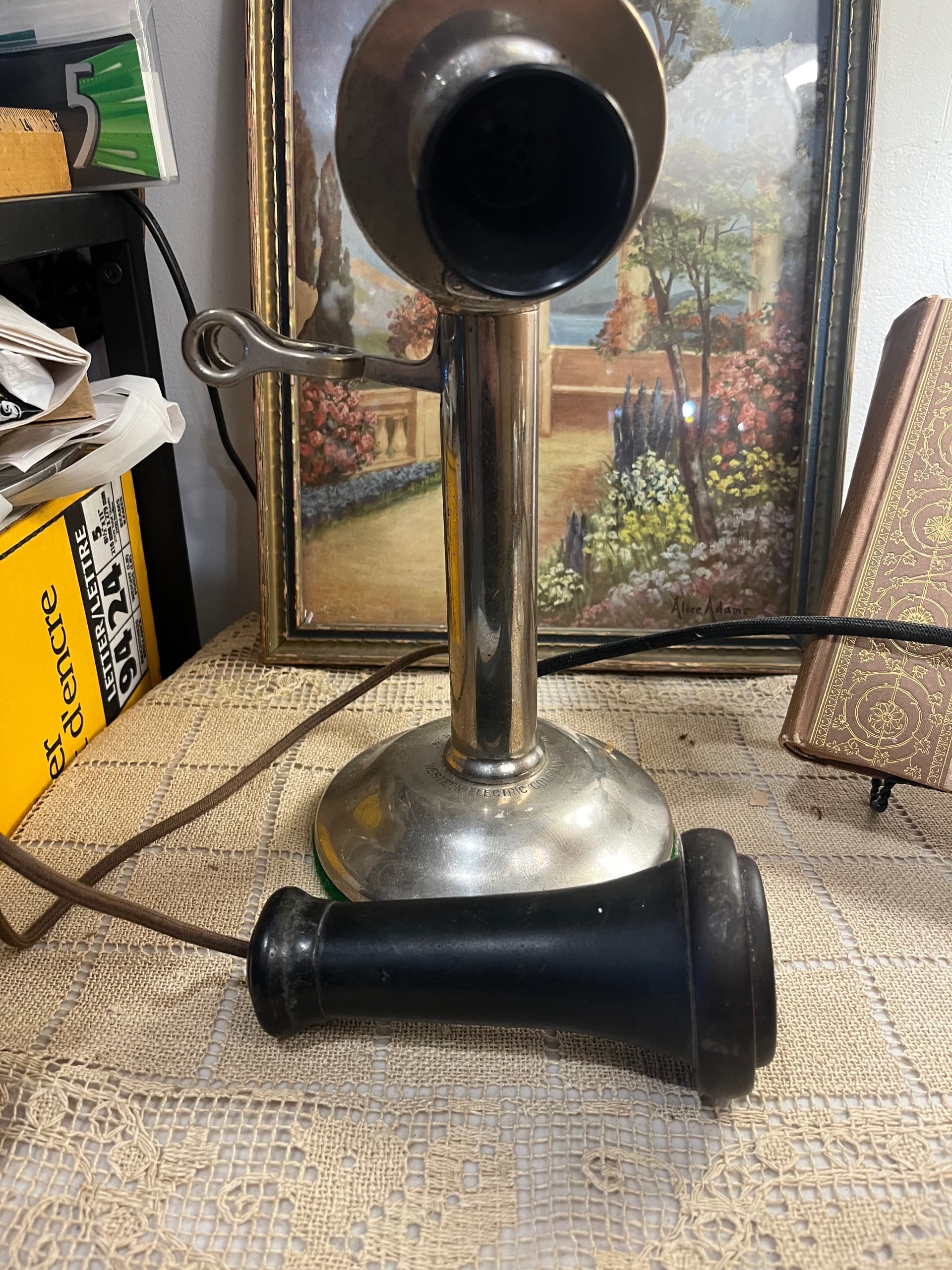 Vintage Western Electric Candlestick Telephone with Pony Reciever - Regular - Thumbnail 20