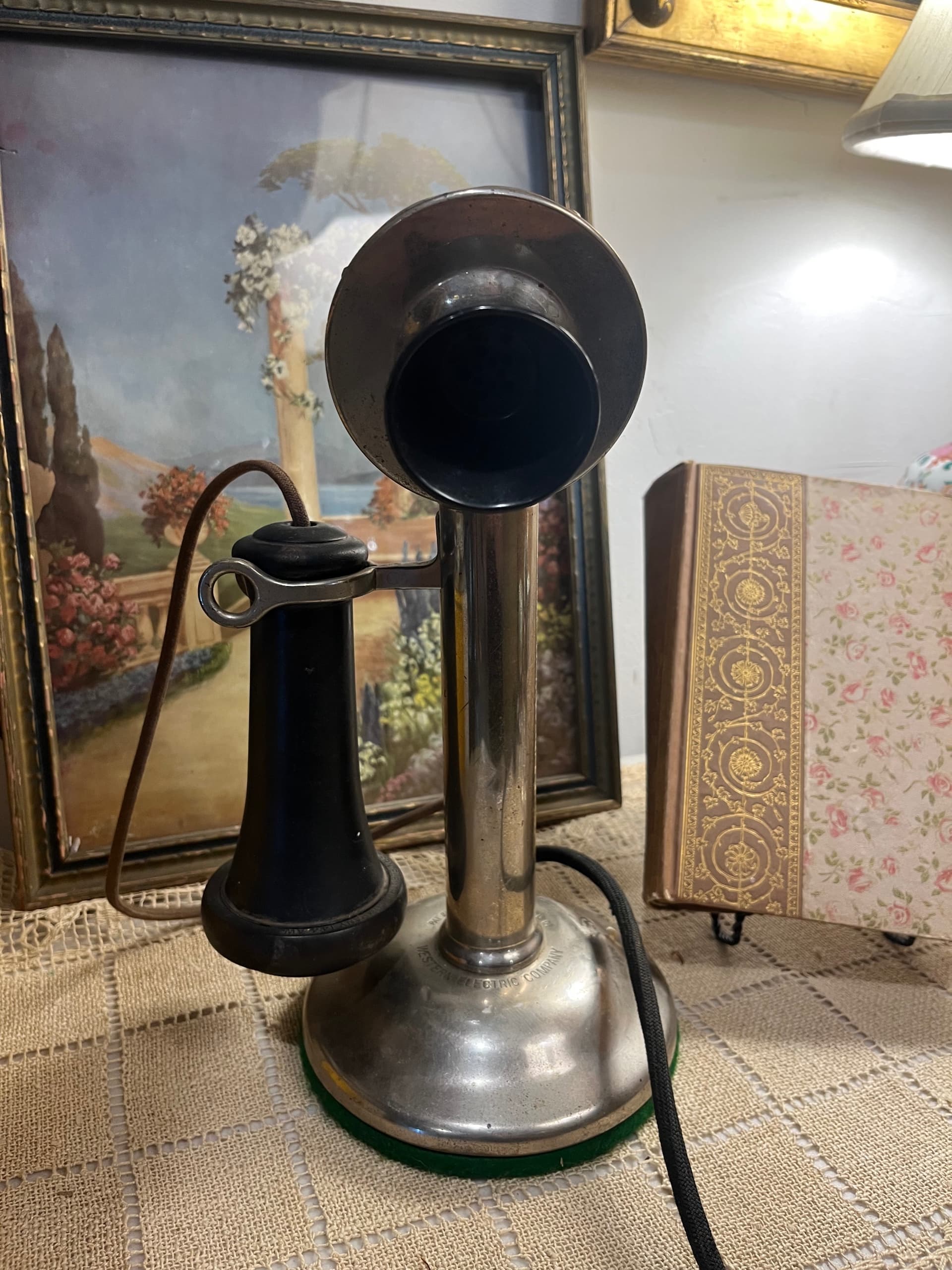 Vintage Western Electric Candlestick Telephone with Pony Reciever - Regular - Thumbnail 19
