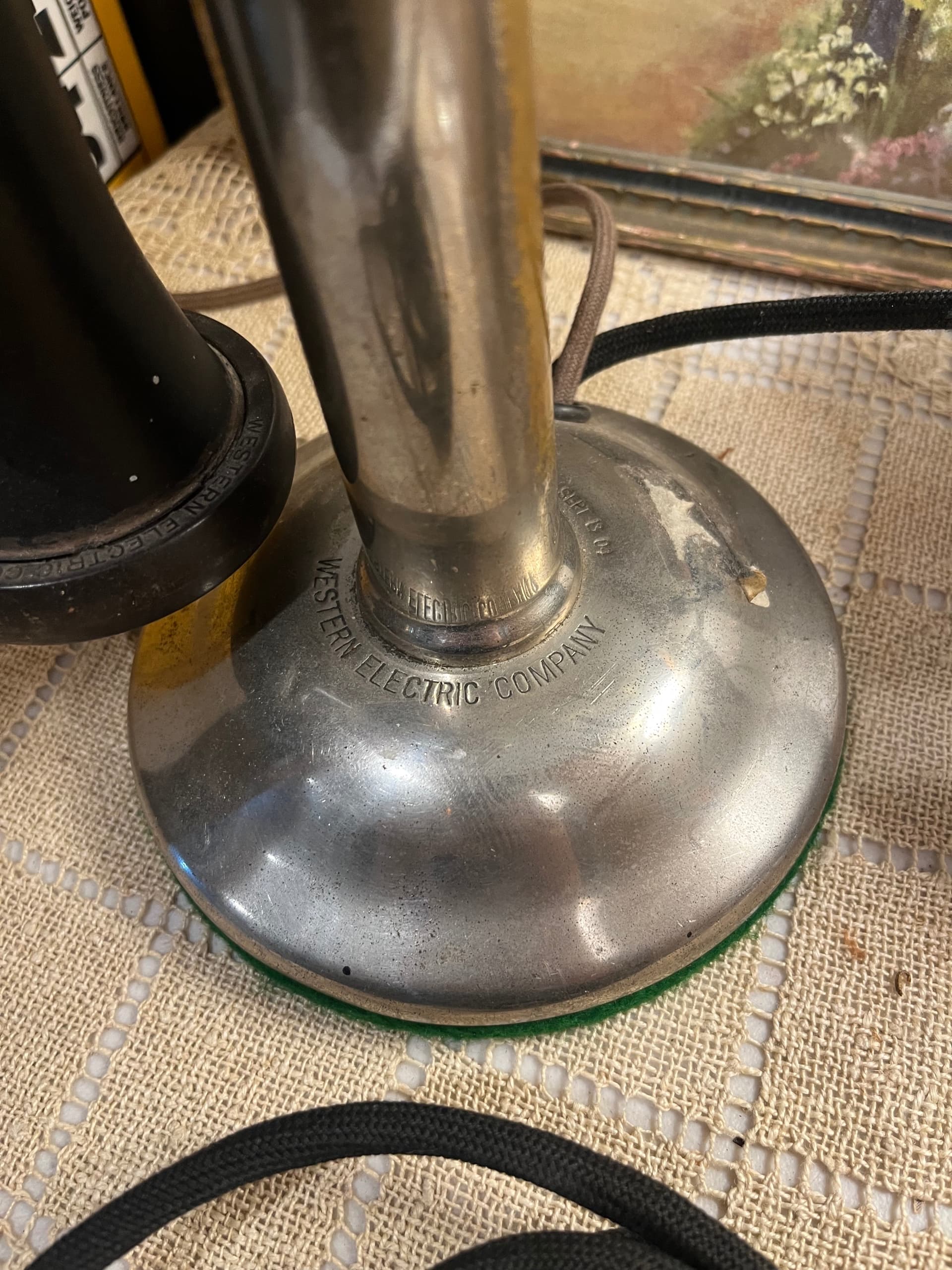 Vintage Western Electric Candlestick Telephone with Pony Reciever - Regular - Thumbnail 17