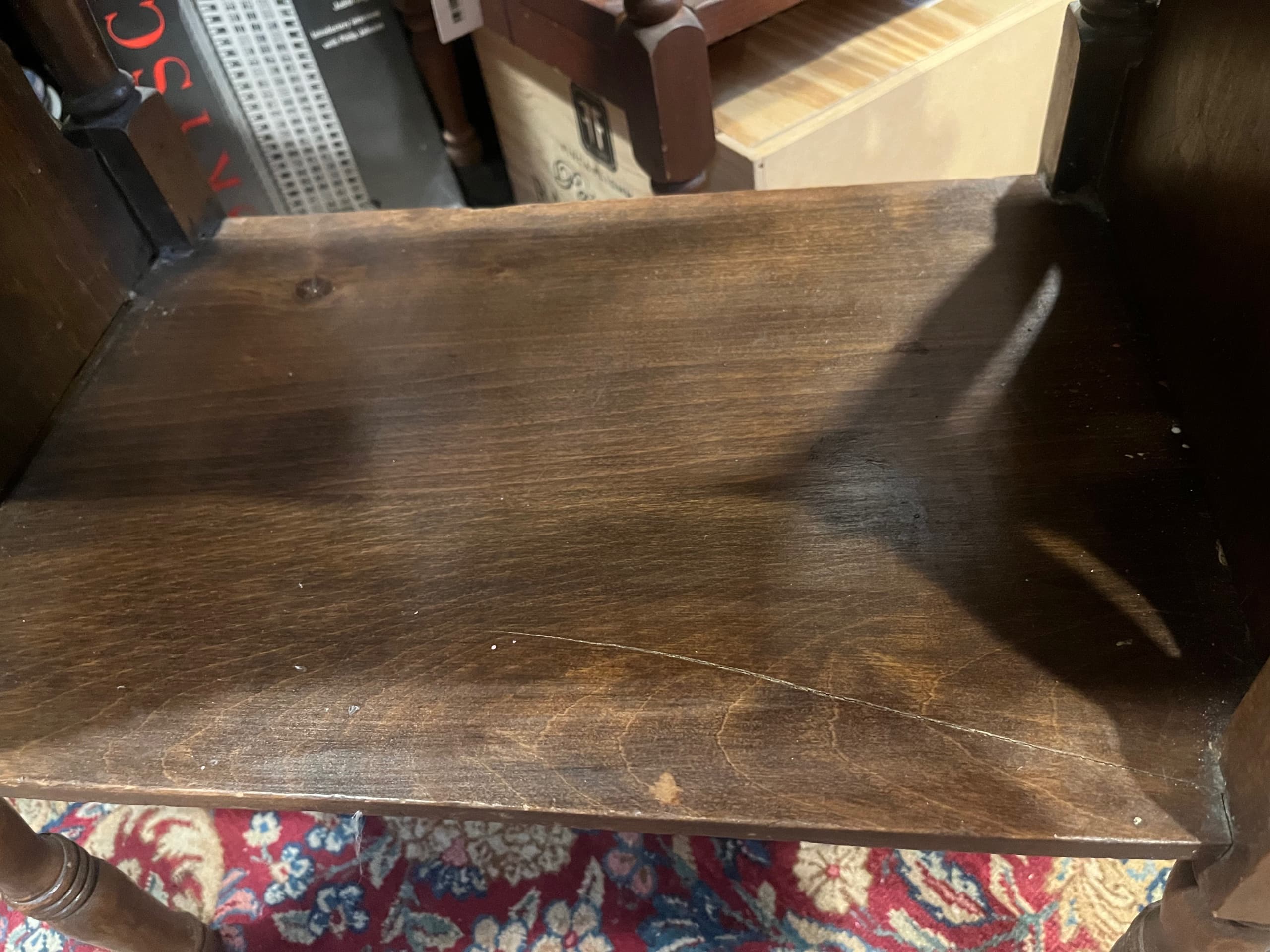 Vintage Magazine Saddle Side Table - Regular - Thumbnail 5