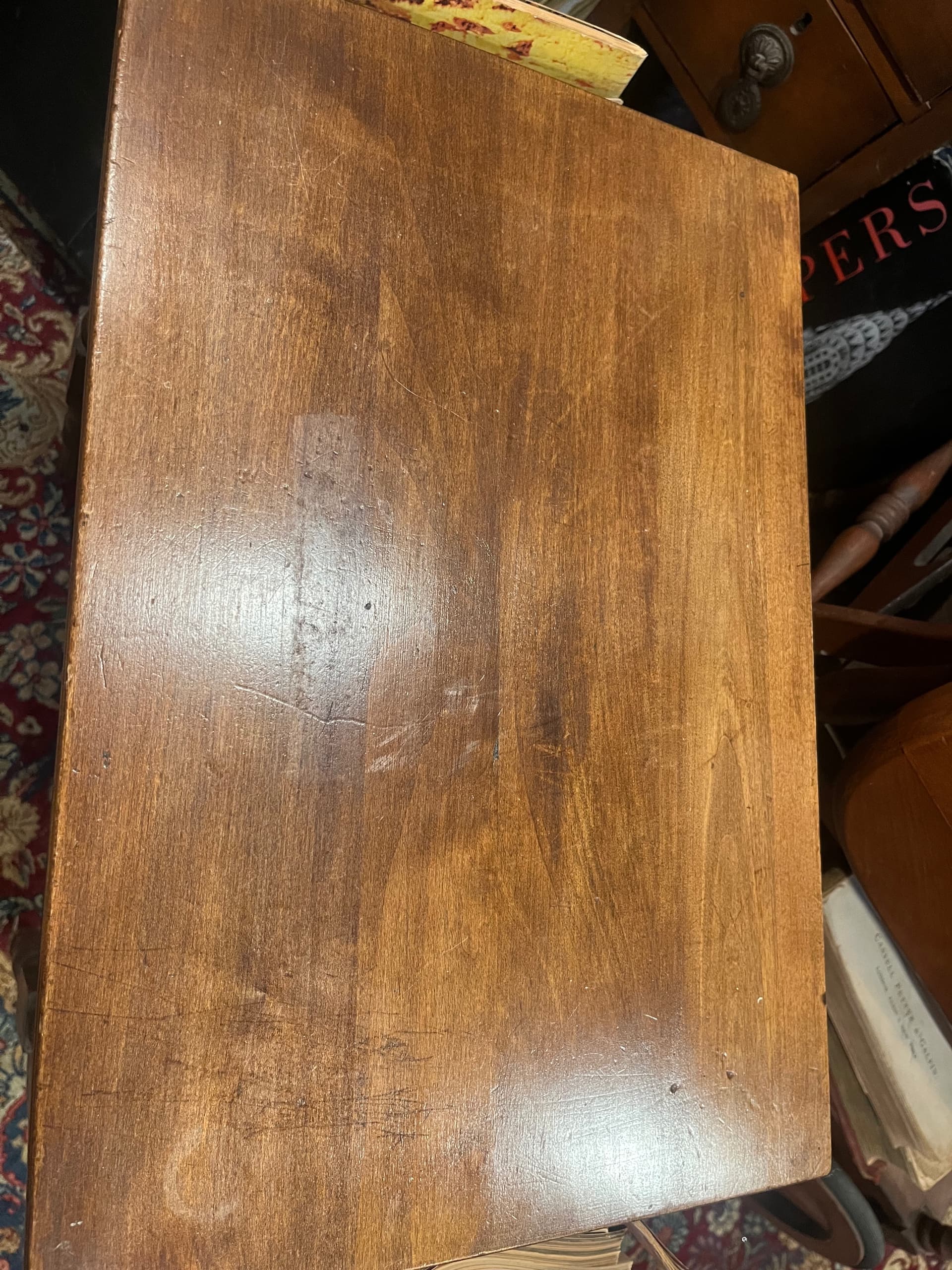 Vintage Magazine Saddle Side Table - Regular - Thumbnail 4