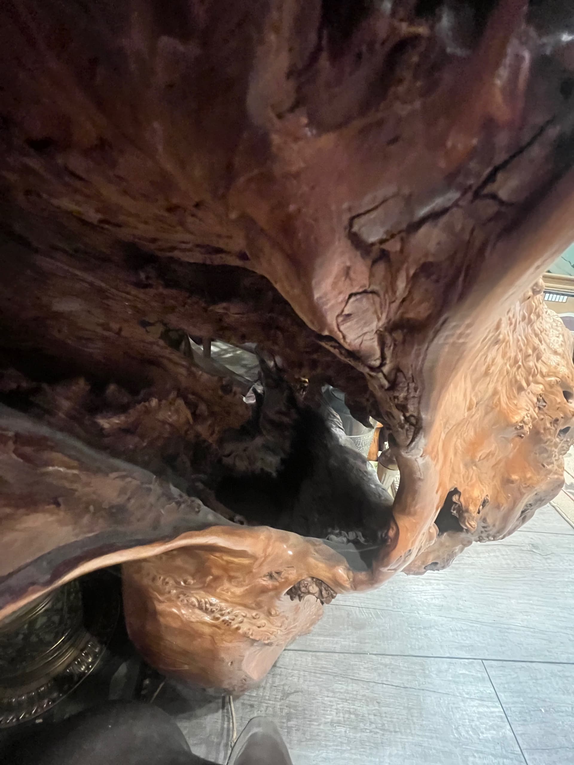3ft x 2ft Natural Burl Pedestal - Regular - Thumbnail 8