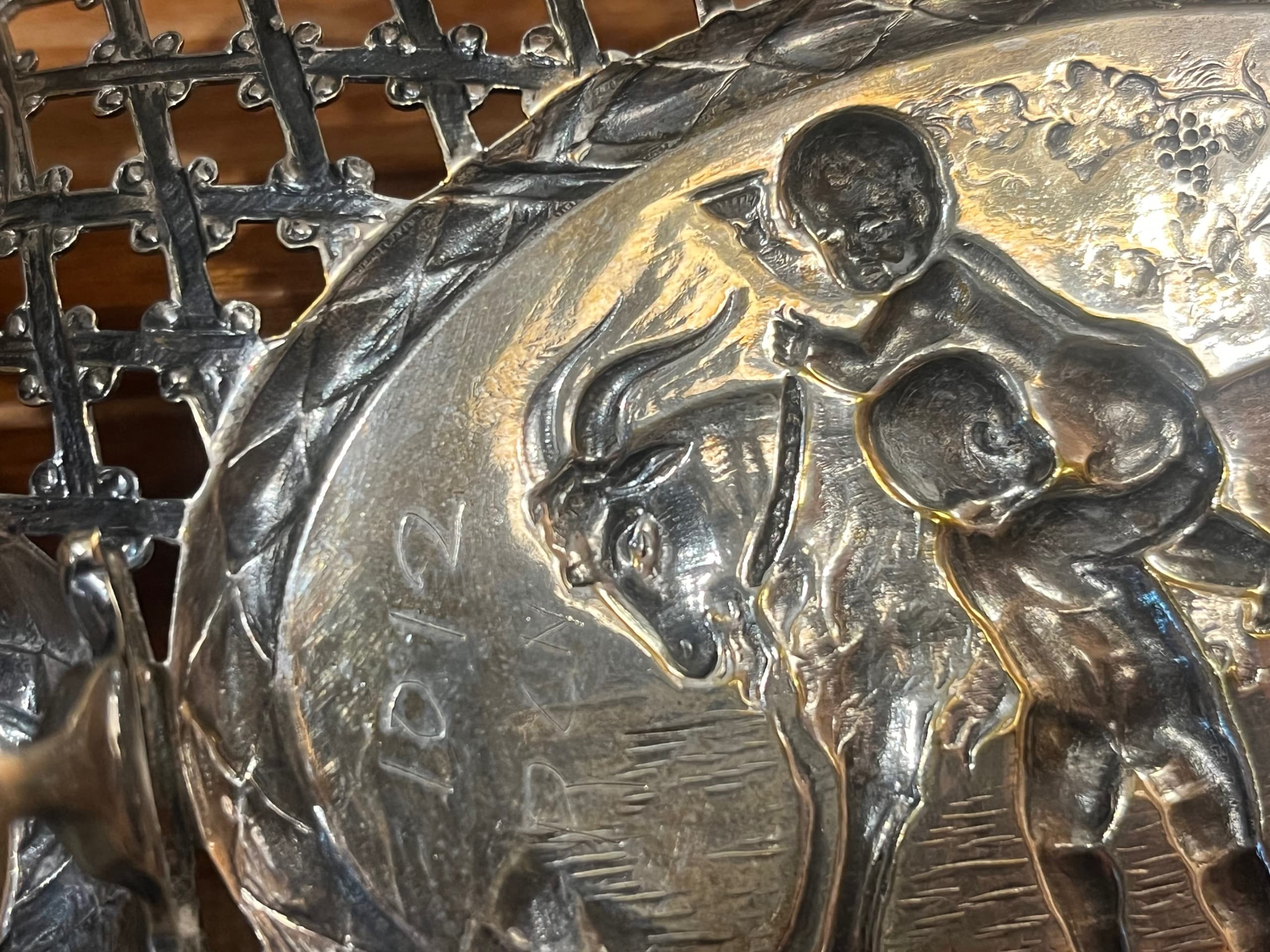 Art Nouveau Silver Plated Dish [963] - Regular - Thumbnail 7