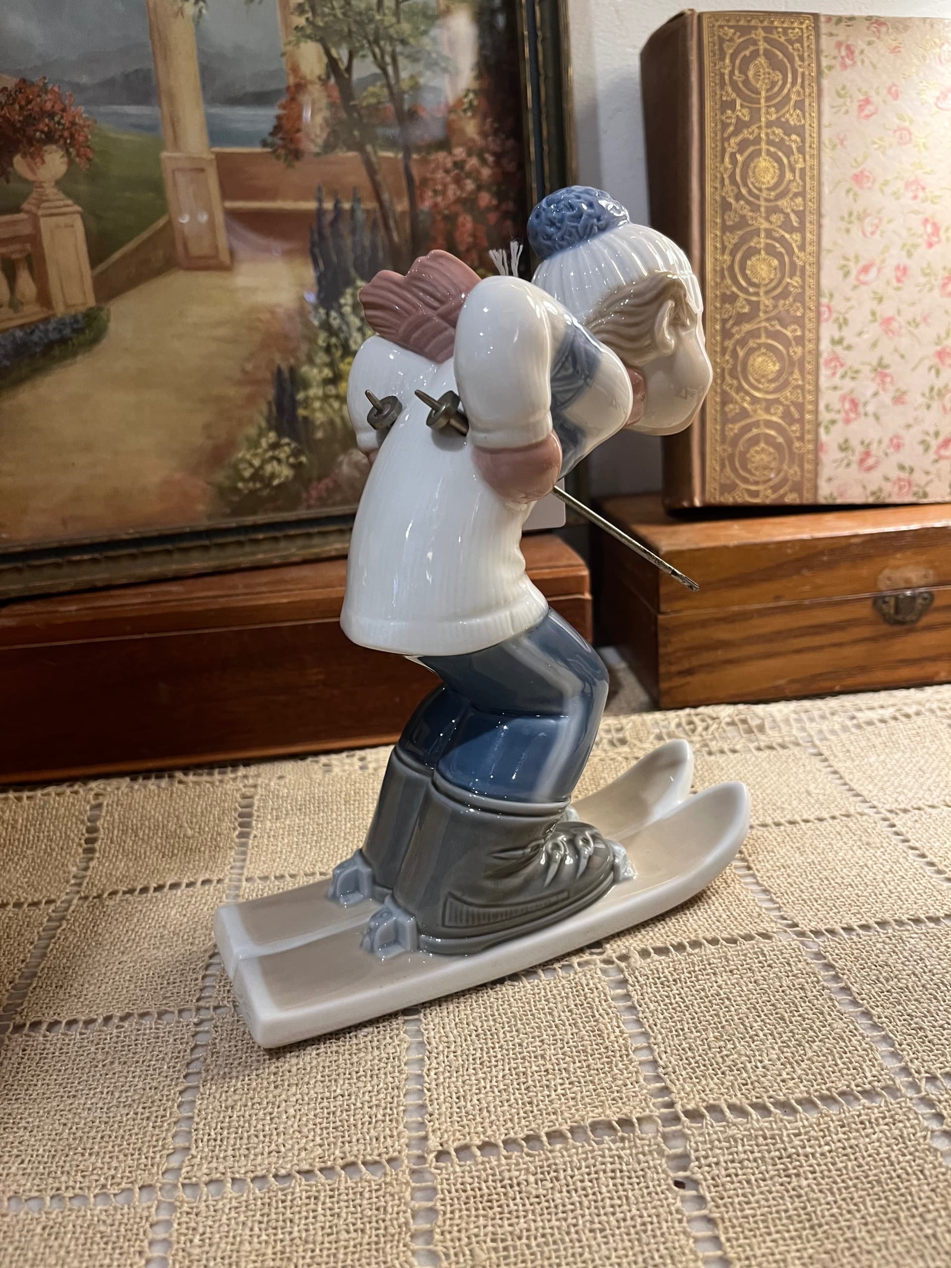Lladro Boy Skier Puppet - Regular - Thumbnail 4