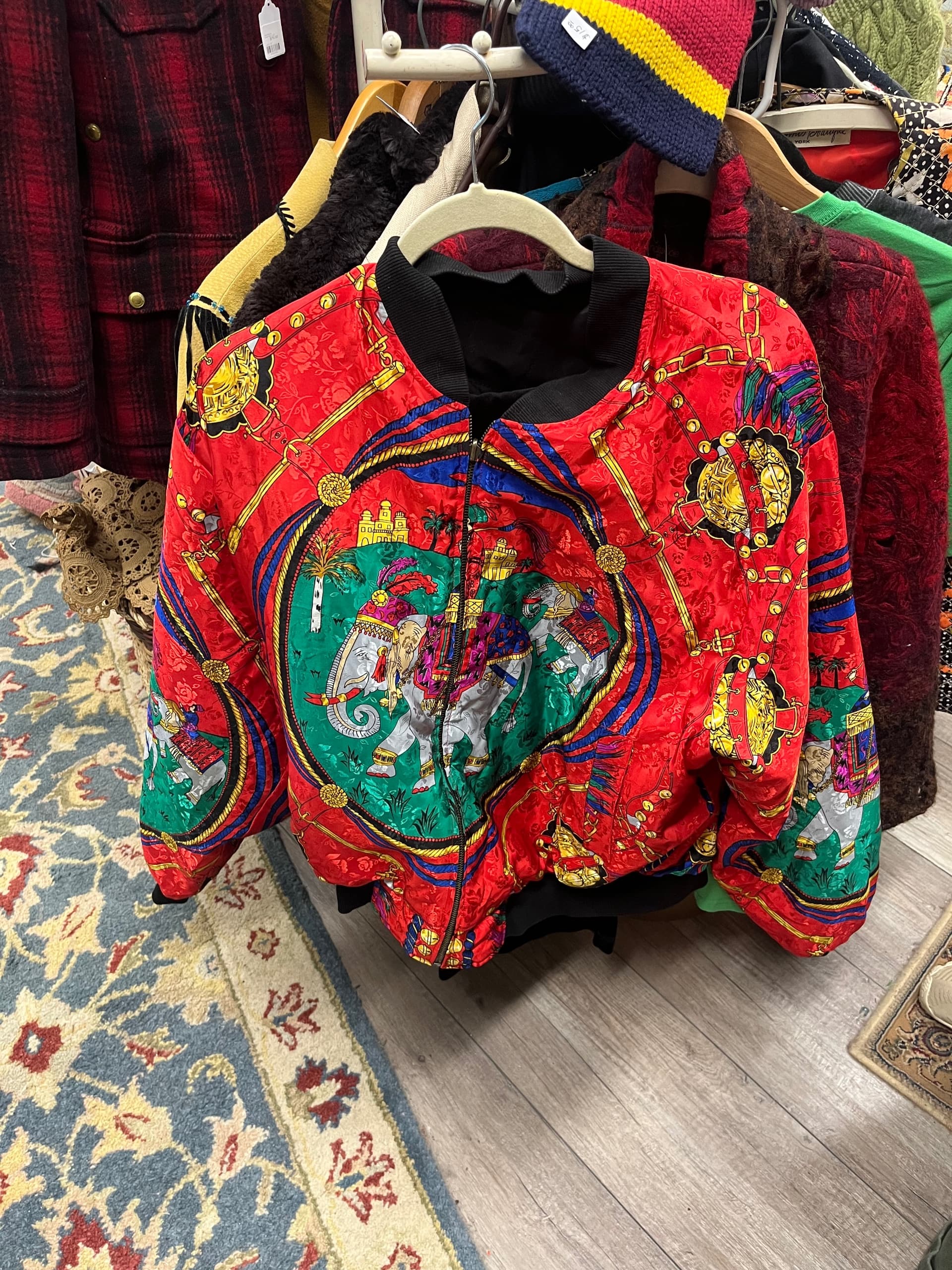 Vintage Jacket - Satin/Silk Like Material - Regular - Thumbnail 2