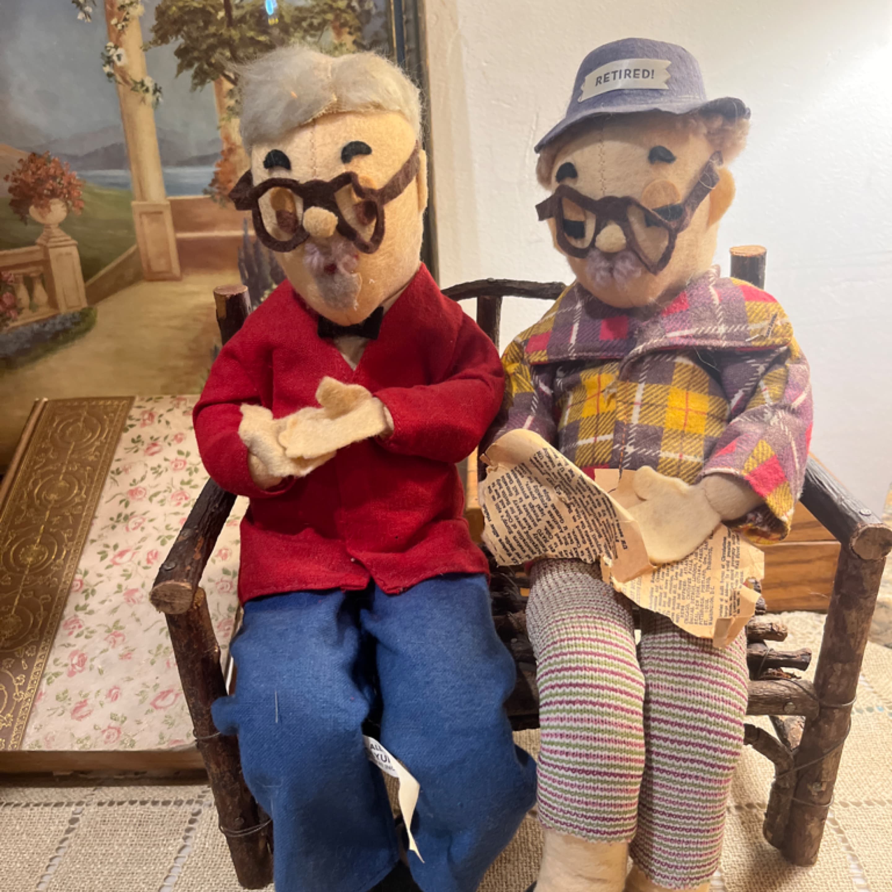 Retired Men on Bench - Regular - Thumbnail 5