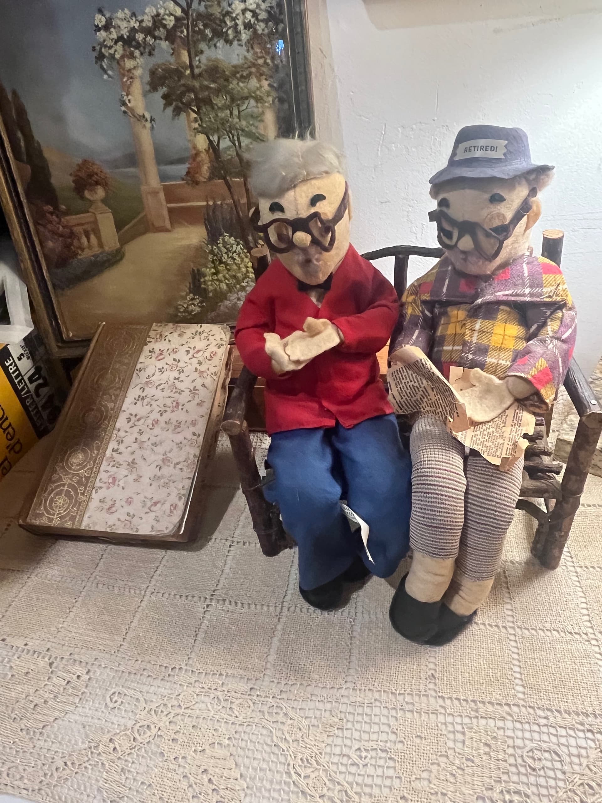Retired Men on Bench - Regular - Thumbnail 3