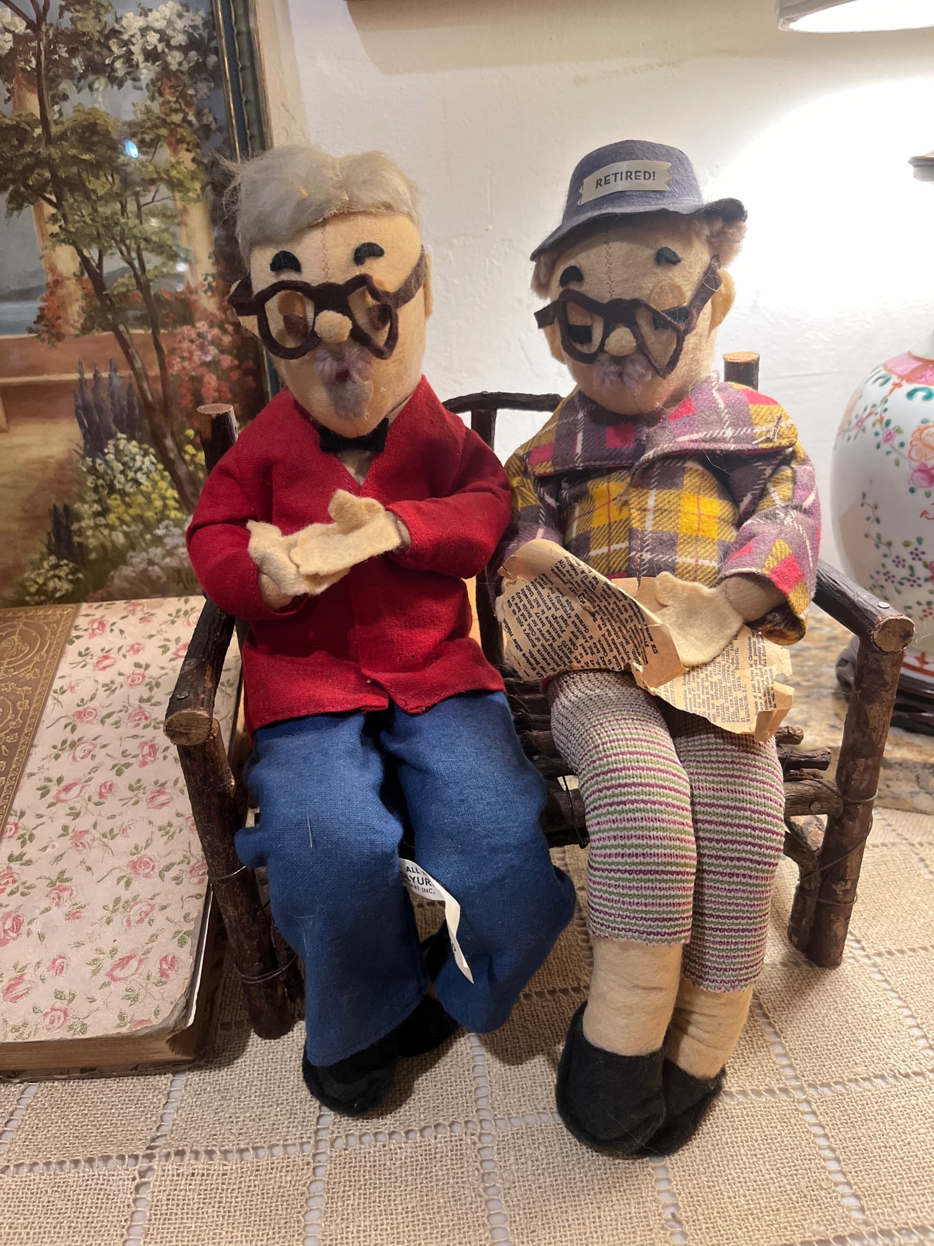 Retired Men on Bench - Regular - Thumbnail 2