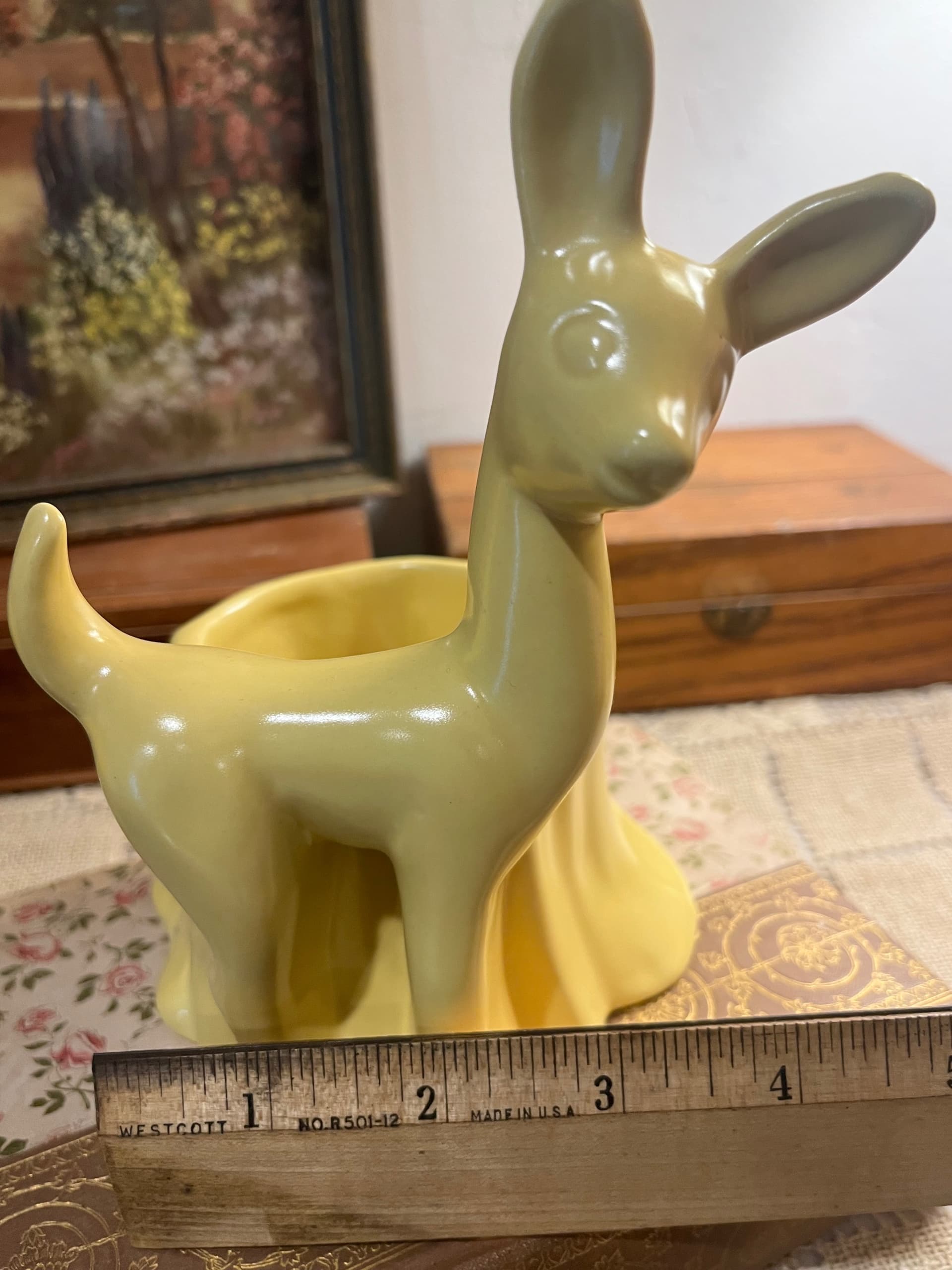Haeger Yellow Fawn Planter [1239] - Regular - Thumbnail 10