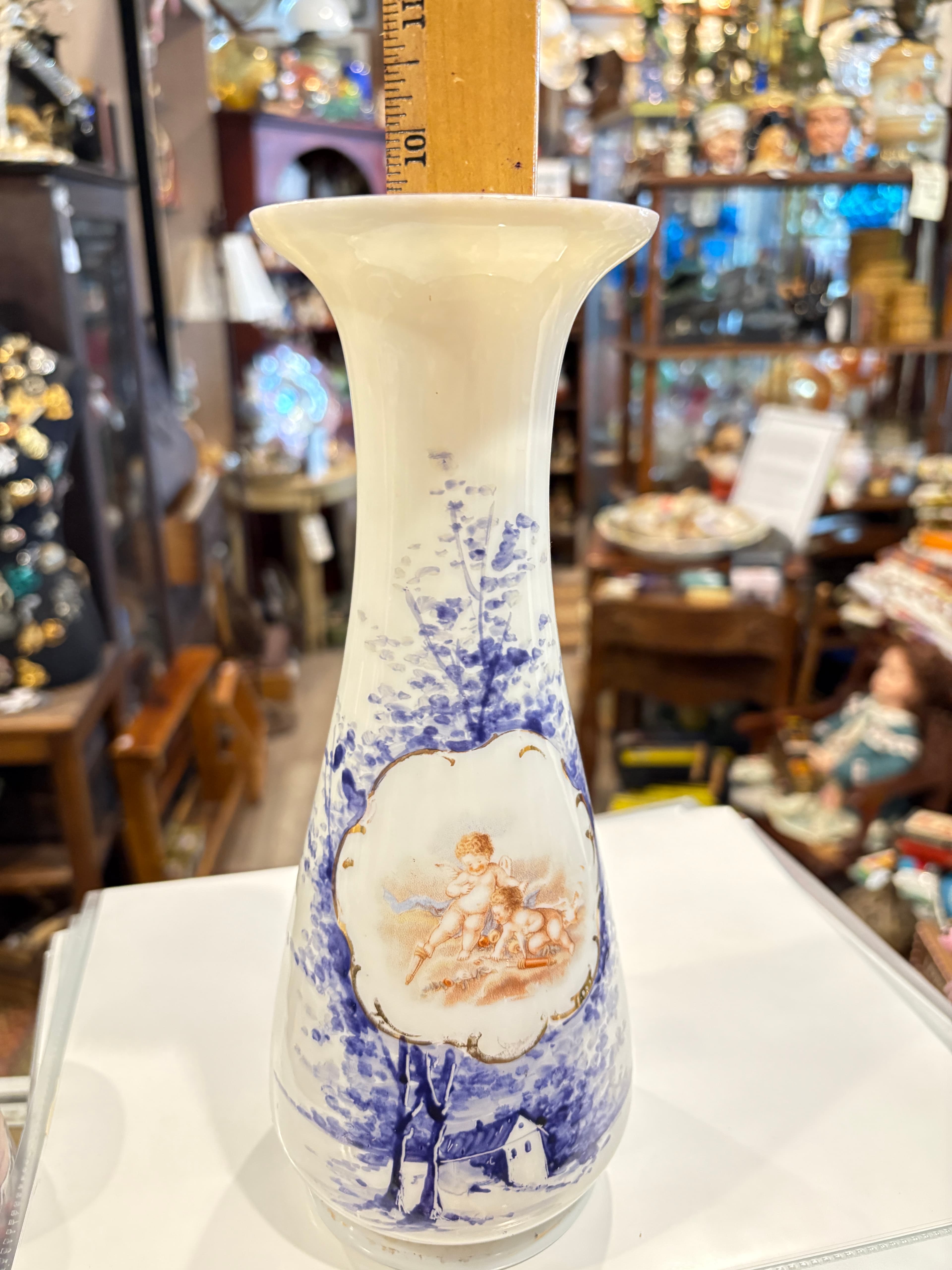 Victorian Hand-Painted Vase-It Glows! - Regular - Thumbnail 5