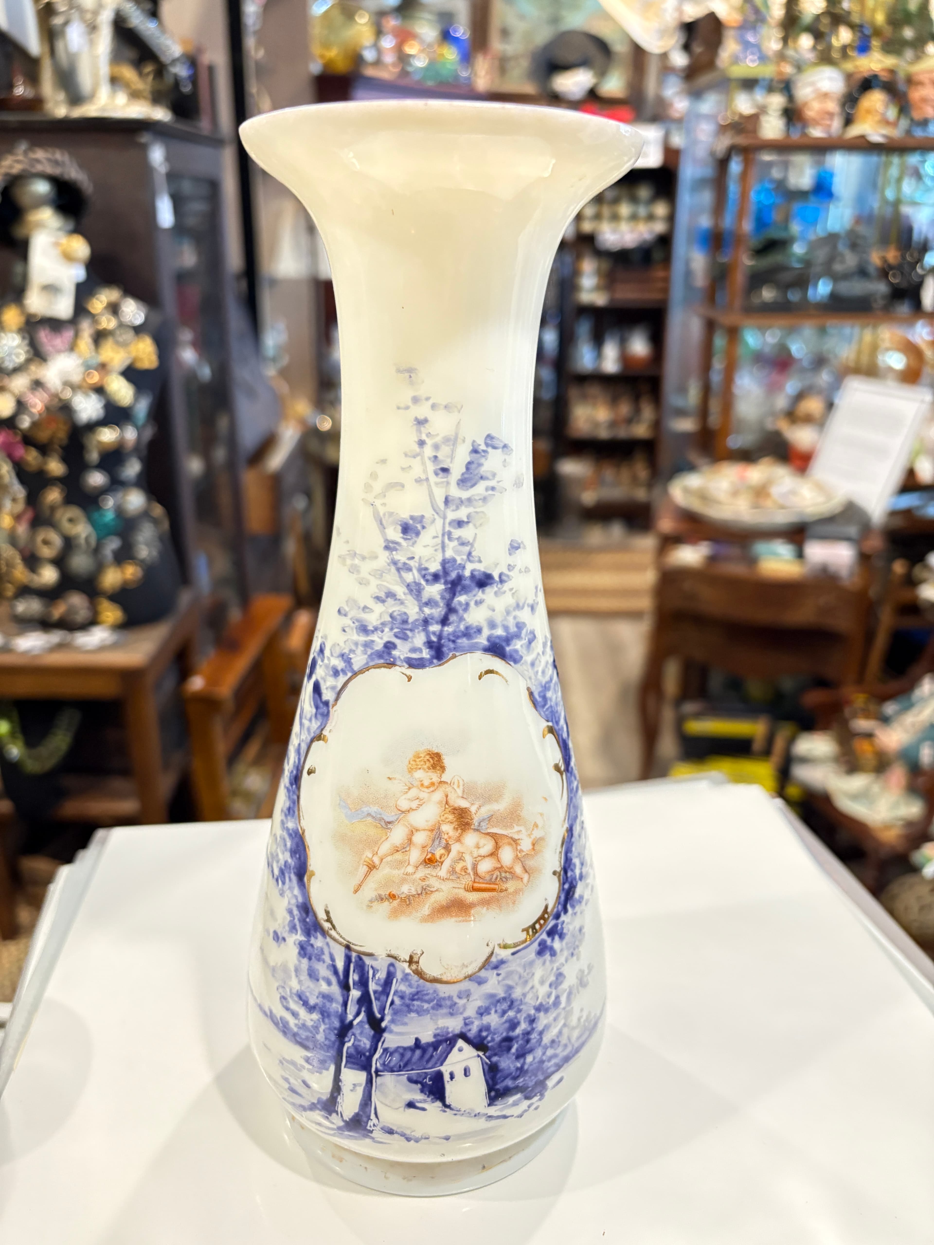 Victorian Hand-Painted Vase-It Glows! - Regular - Thumbnail 4