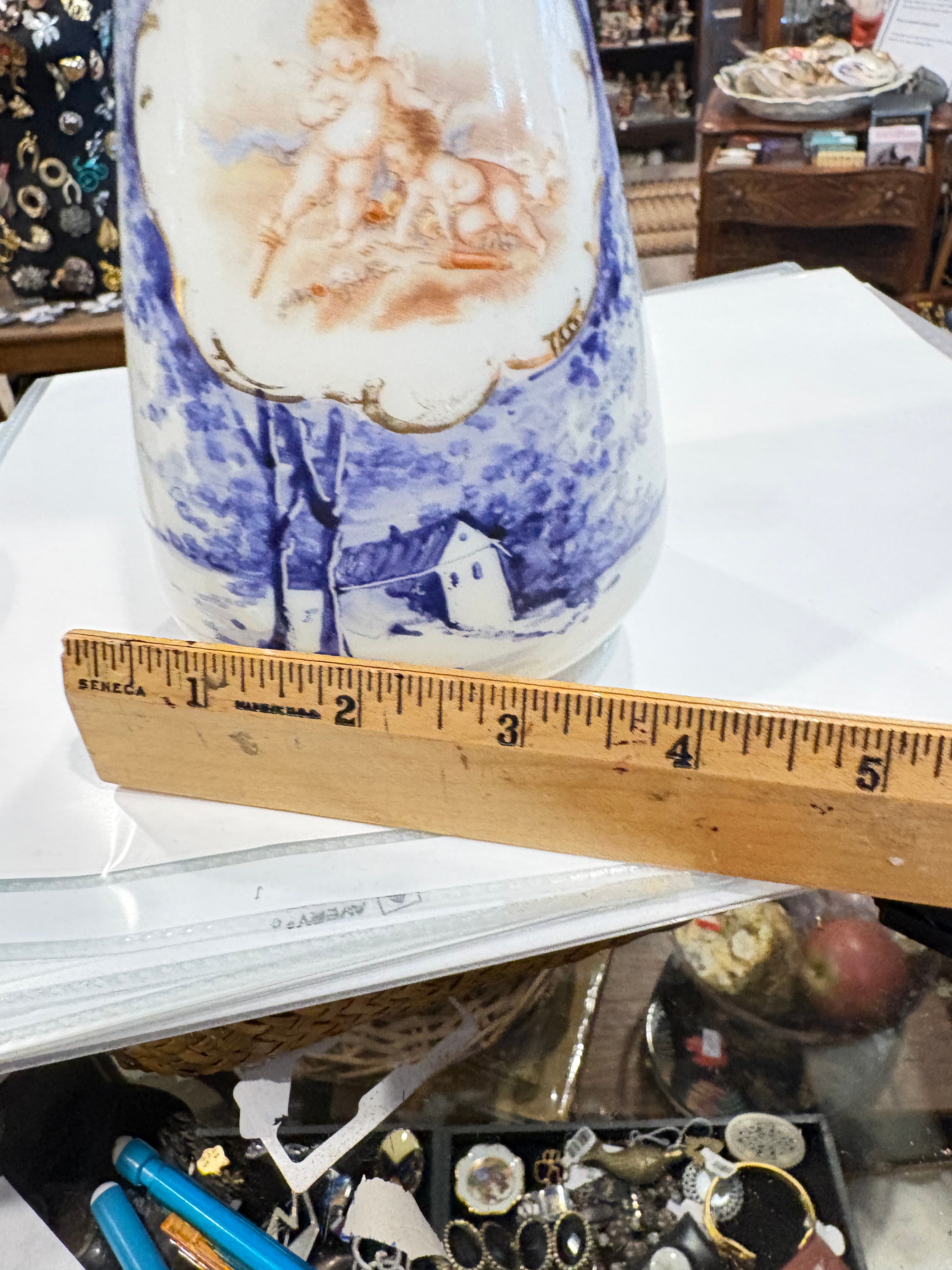 Victorian Hand-Painted Vase-It Glows! - Regular - Thumbnail 6