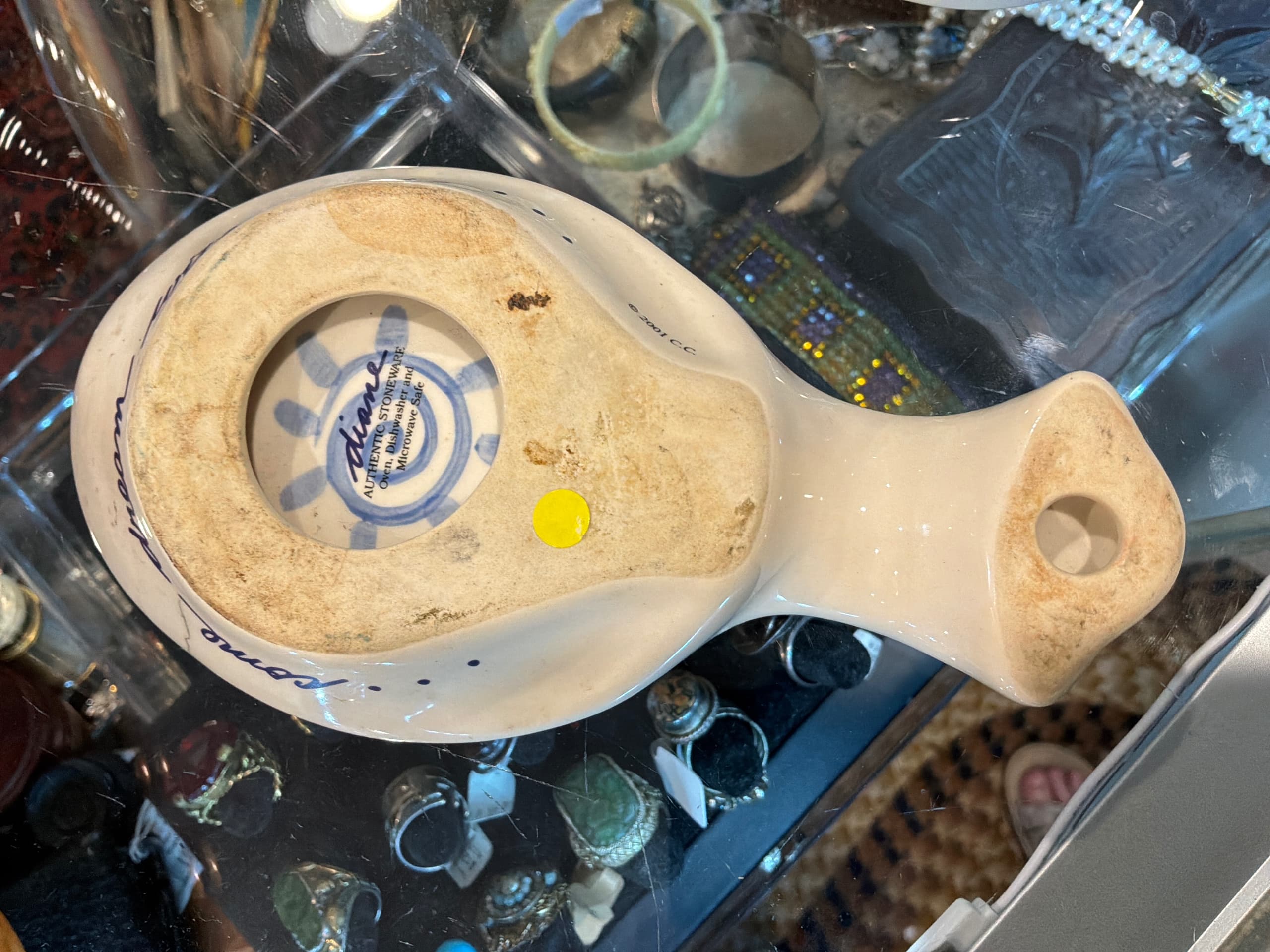 Vintage Cape Cod Collectibles Stoneware Crab Spoon Rest (1205) AS IS - Regular - Thumbnail 5
