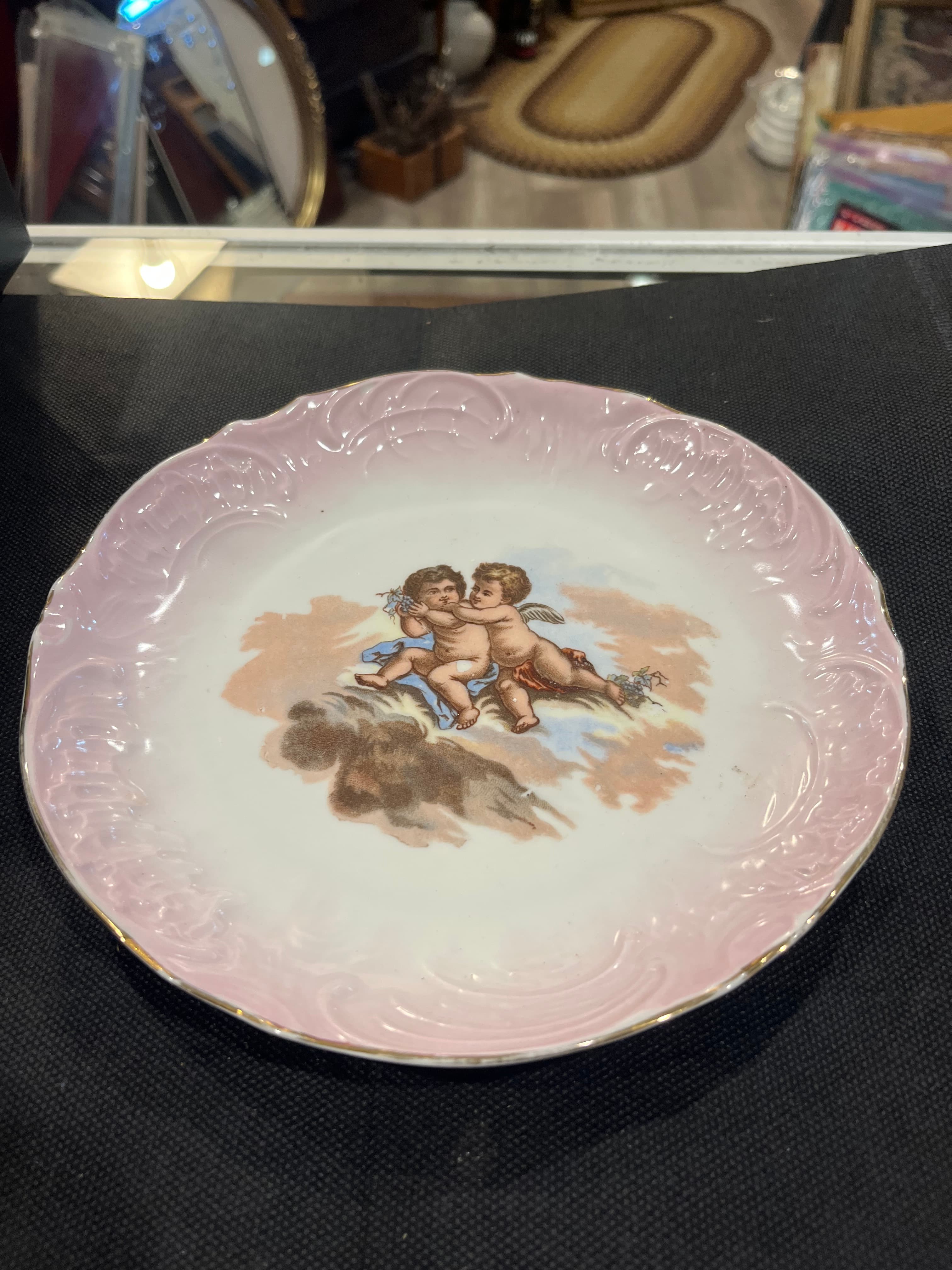 Porcelain Cherub Plate Pink - Regular - Thumbnail 6