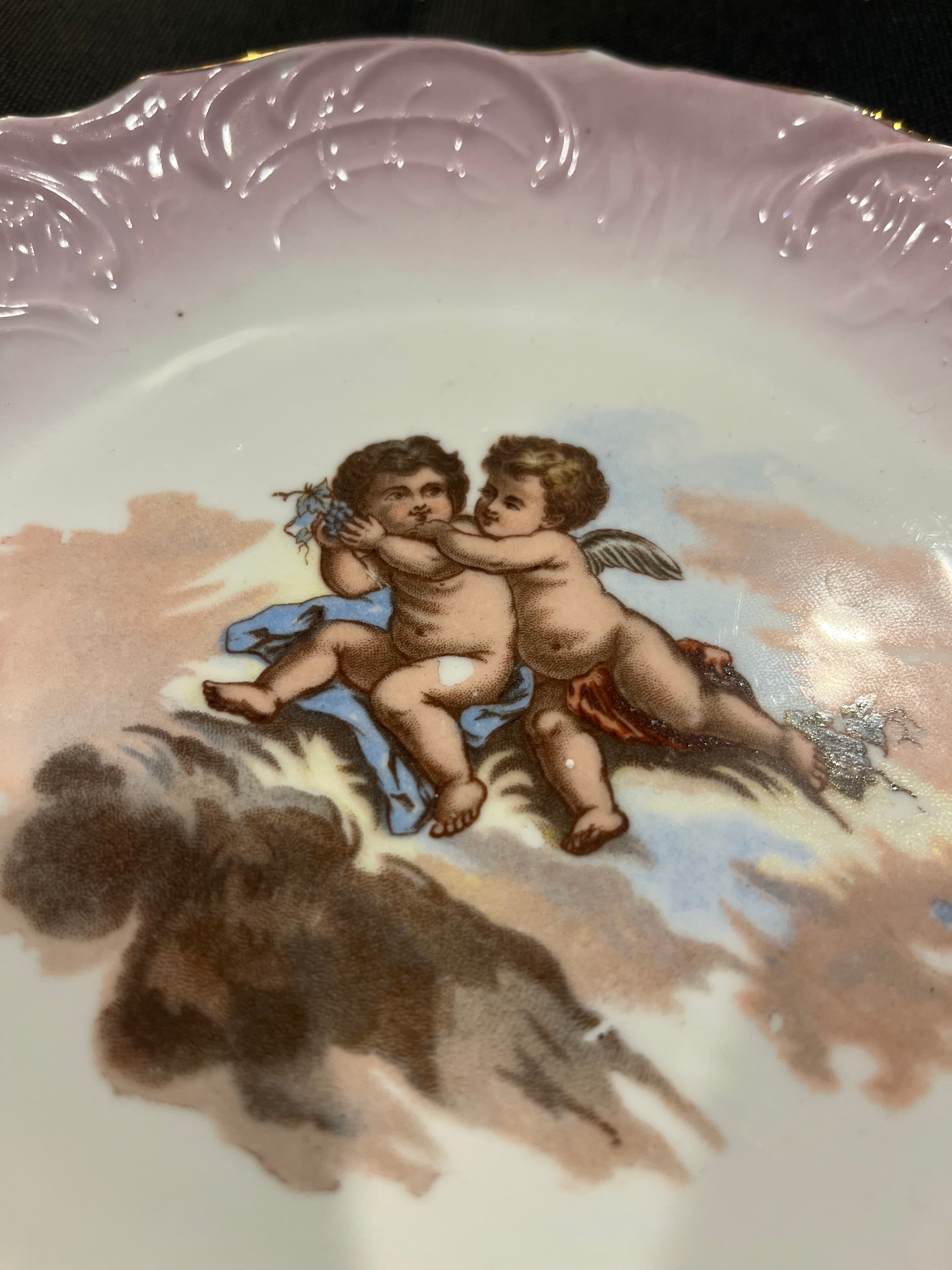 Porcelain Cherub Plate Pink - Regular - Thumbnail 5
